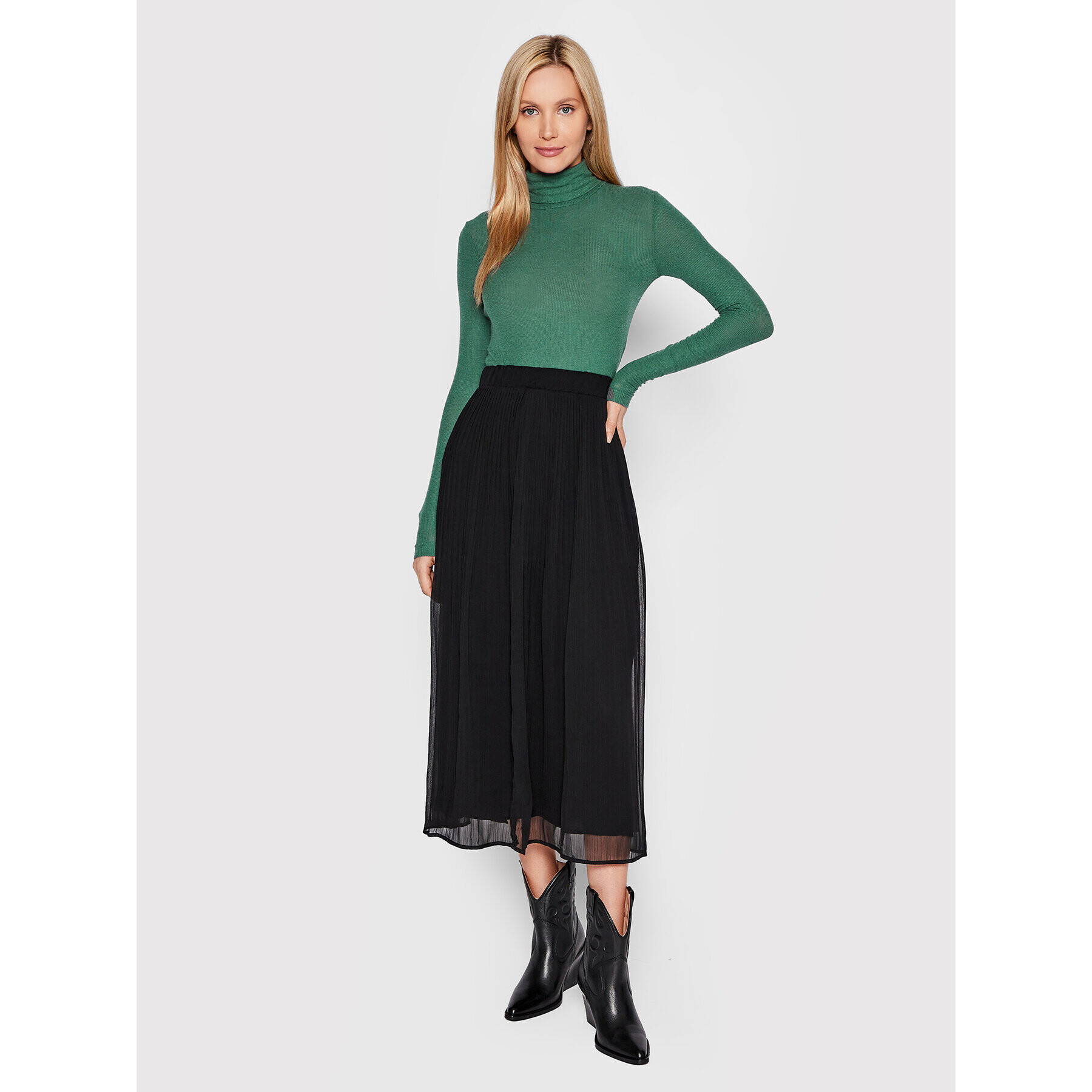 Bruuns Bazaar Поло Angela Roll BBW1070 Зелен Slim Fit - Pepit.bg