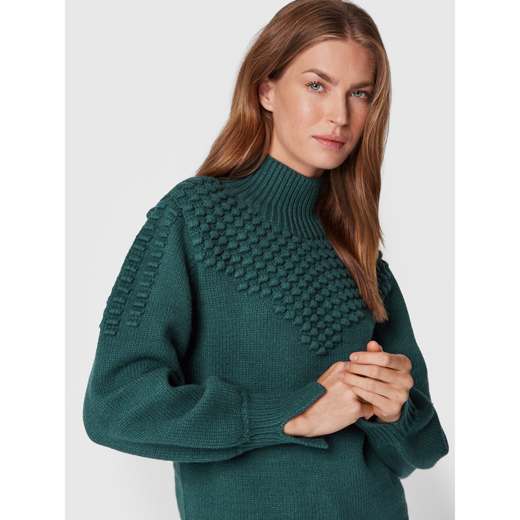 Bruuns Bazaar Поло Simona Tampa BBW3018 Зелен Relaxed Fit - Pepit.bg