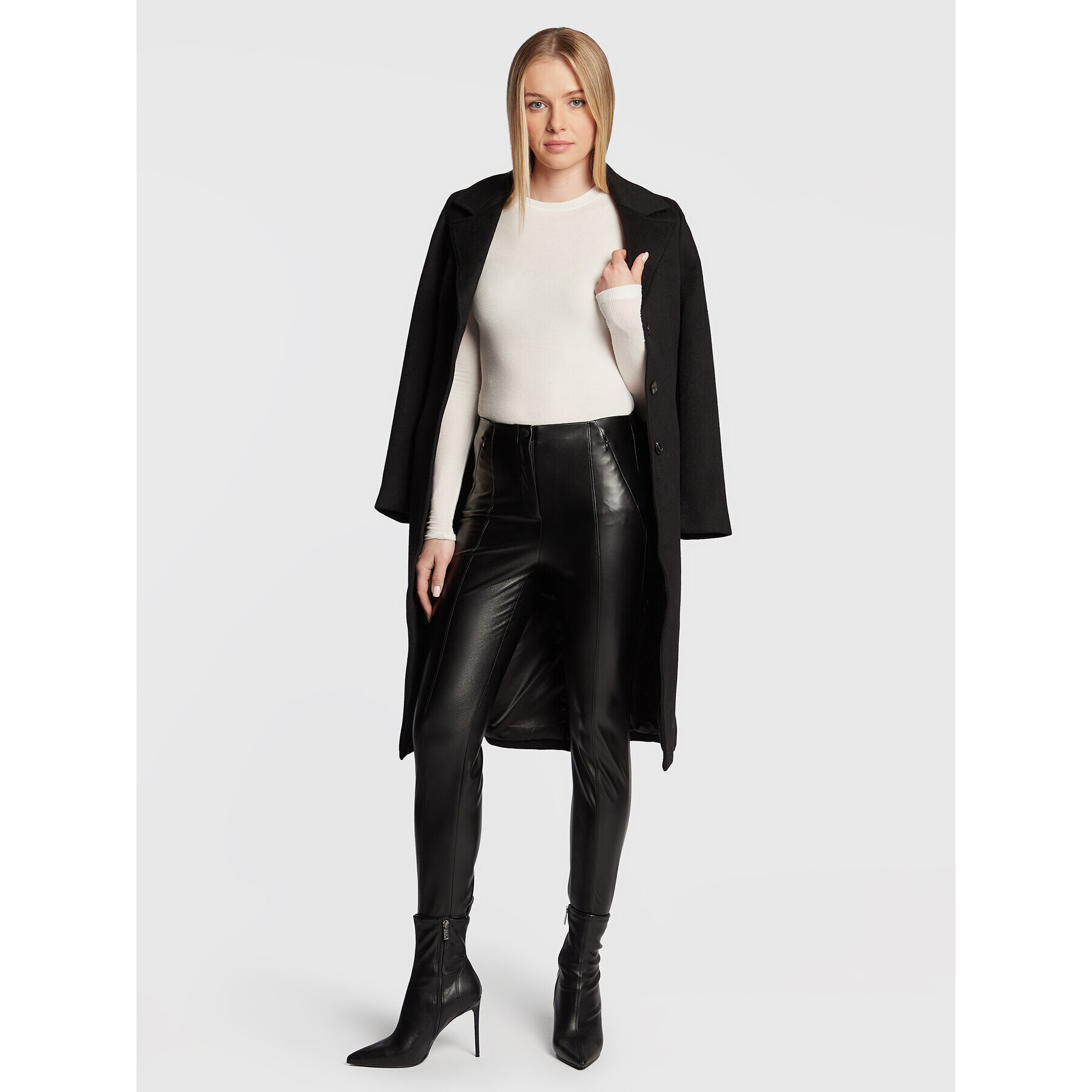 Bruuns Bazaar Пуловер Angela BBW1071 Бежов Slim Fit - Pepit.bg