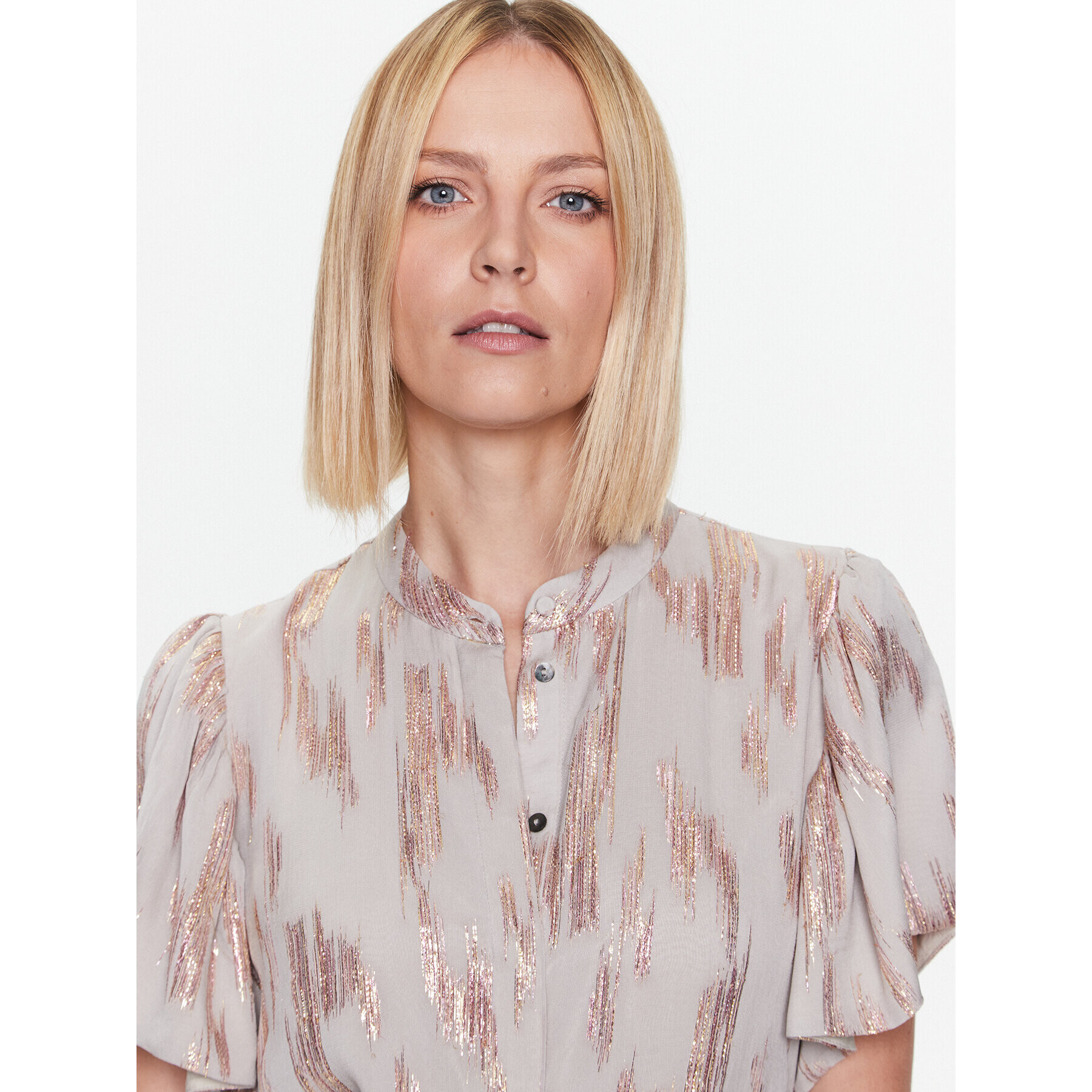 Bruuns Bazaar Риза Guz Dorothea BBW3332 Бежов Regular Fit - Pepit.bg