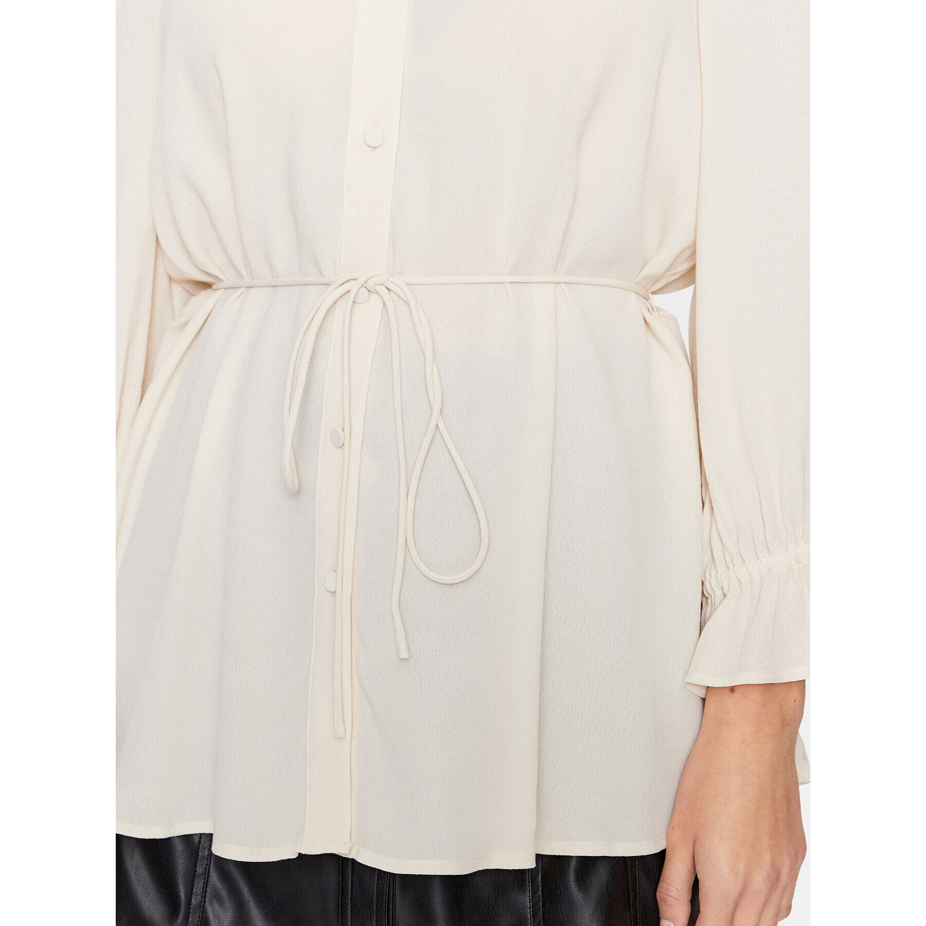 Bruuns Bazaar Риза Lilli Katanas BBW3580 Екрю Regular Fit - Pepit.bg