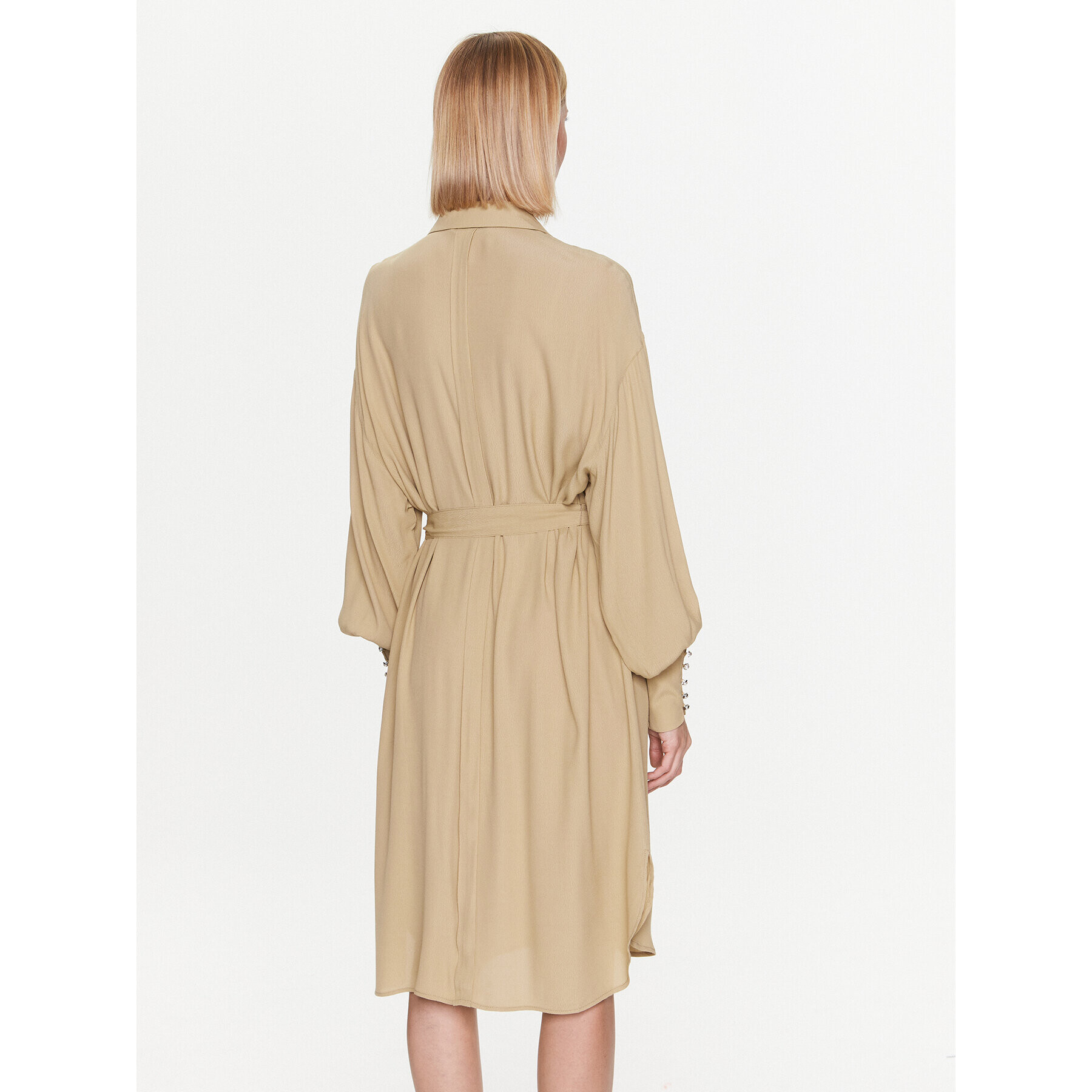 Bruuns Bazaar Рокля тип риза Lilli Thilda BBW3312 Зелен Regular Fit - Pepit.bg