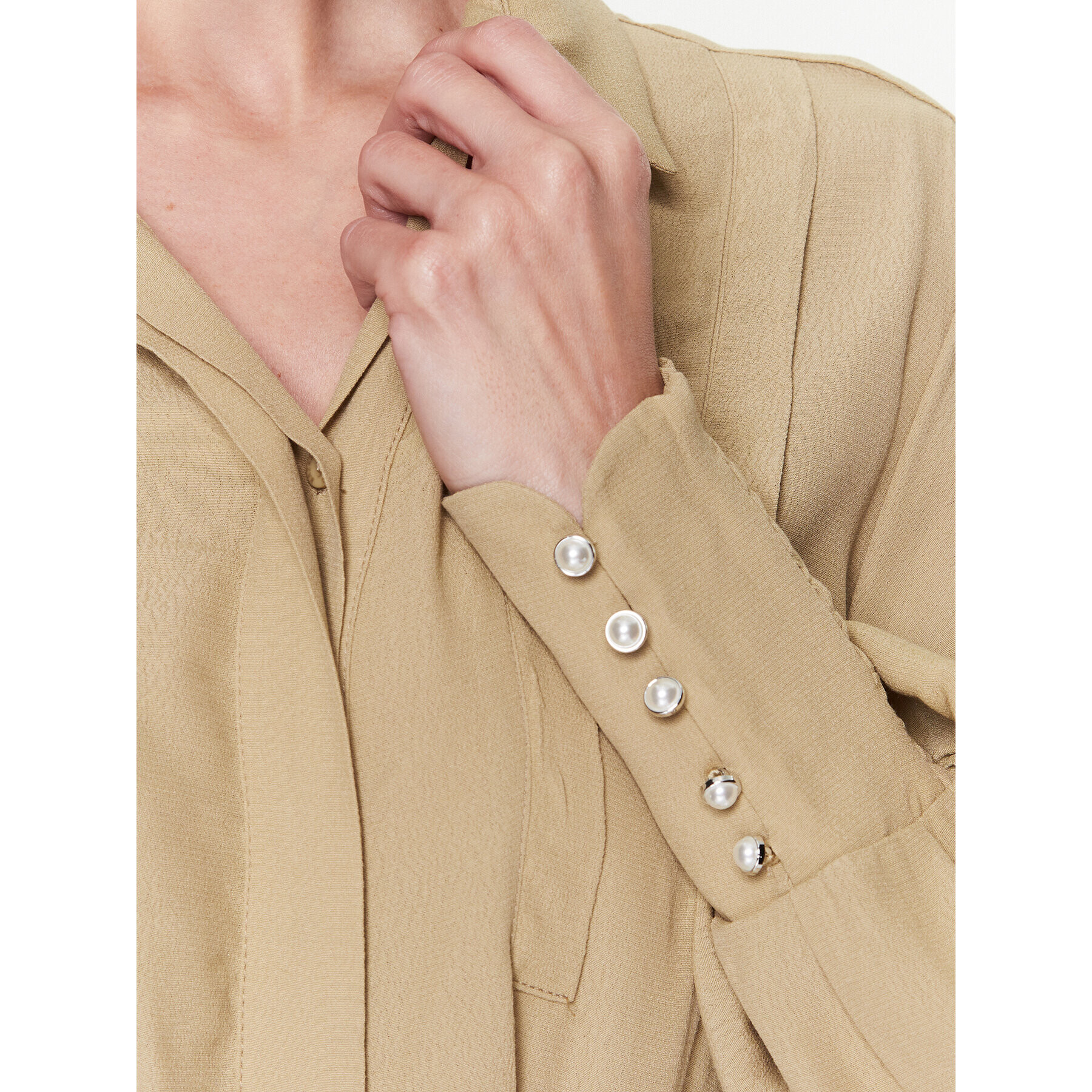 Bruuns Bazaar Рокля тип риза Lilli Thilda BBW3312 Зелен Regular Fit - Pepit.bg