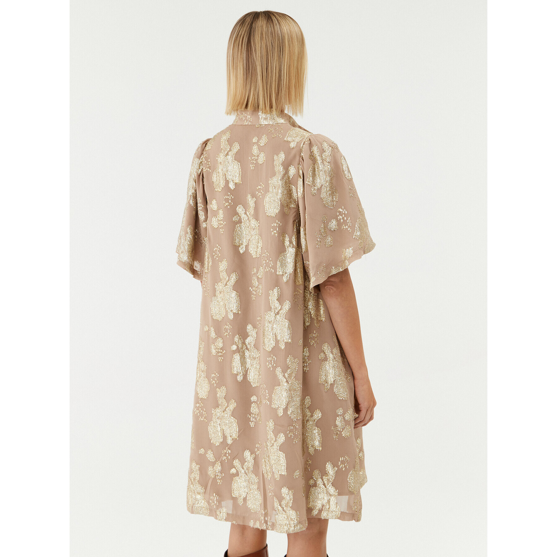 Bruuns Bazaar Рокля тип риза Philly BBW3610 Бежов Loose Fit - Pepit.bg