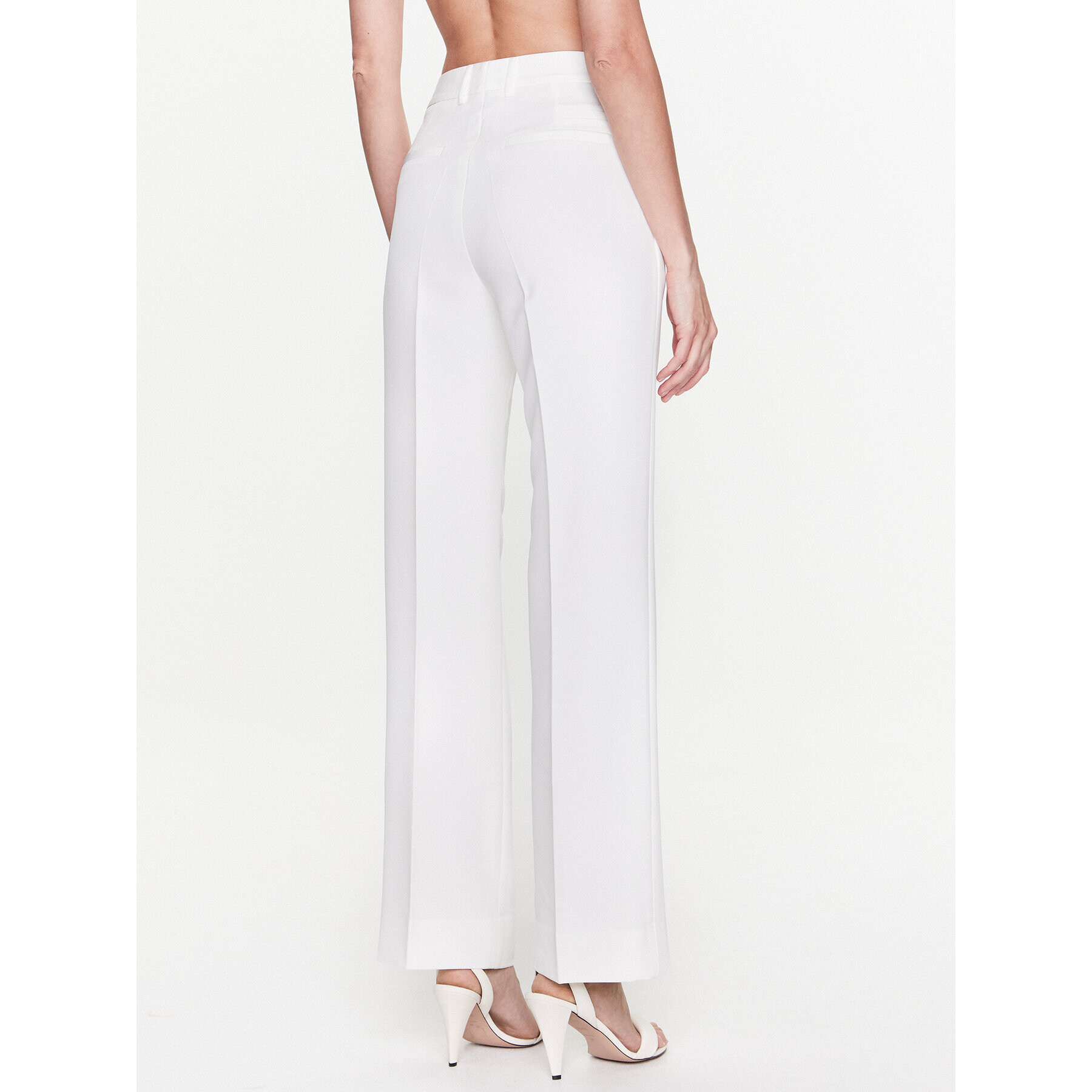 Bruuns Bazaar Текстилни панталони Magica BBW3292 Бял Straight Fit - Pepit.bg