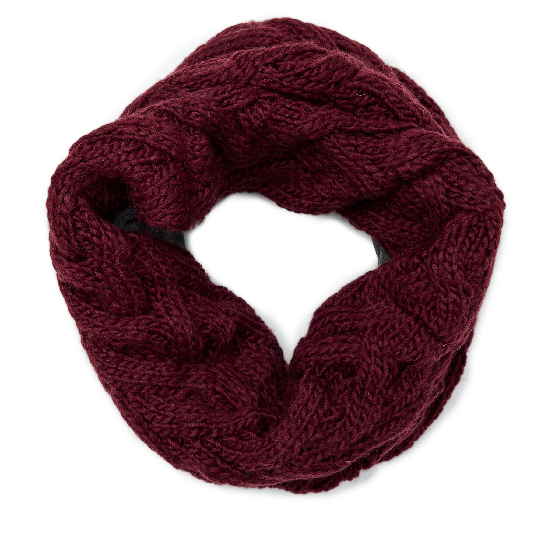 Buff Шал - комин Knitted & Fleece Neckwarmer 123518.628.10.00 Бордо - Pepit.bg