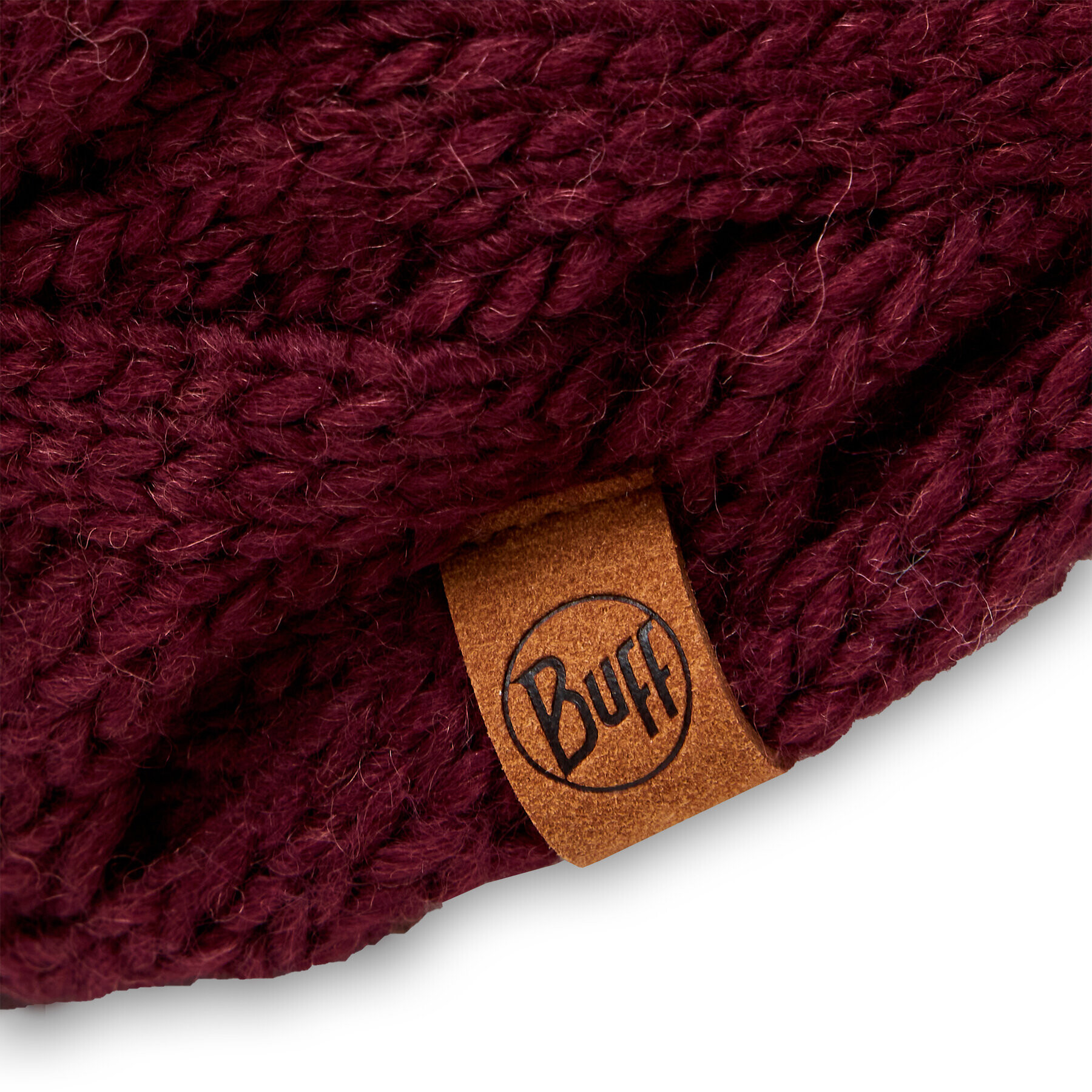 Buff Шал - комин Knitted & Fleece Neckwarmer 123518.628.10.00 Бордо - Pepit.bg