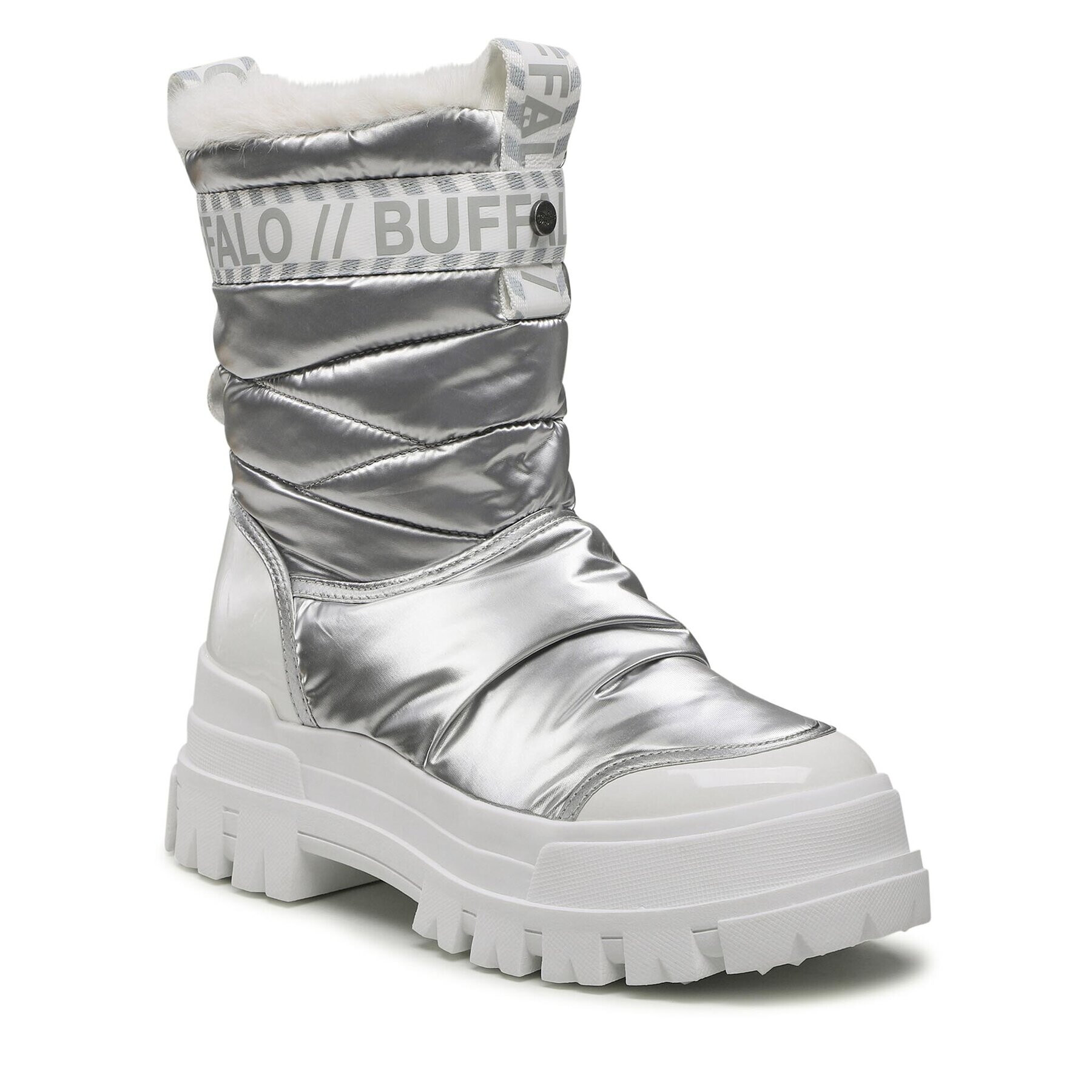 Buffalo Апрески Aspha Quilt Snowboot BN1622169 Сребрист - Pepit.bg