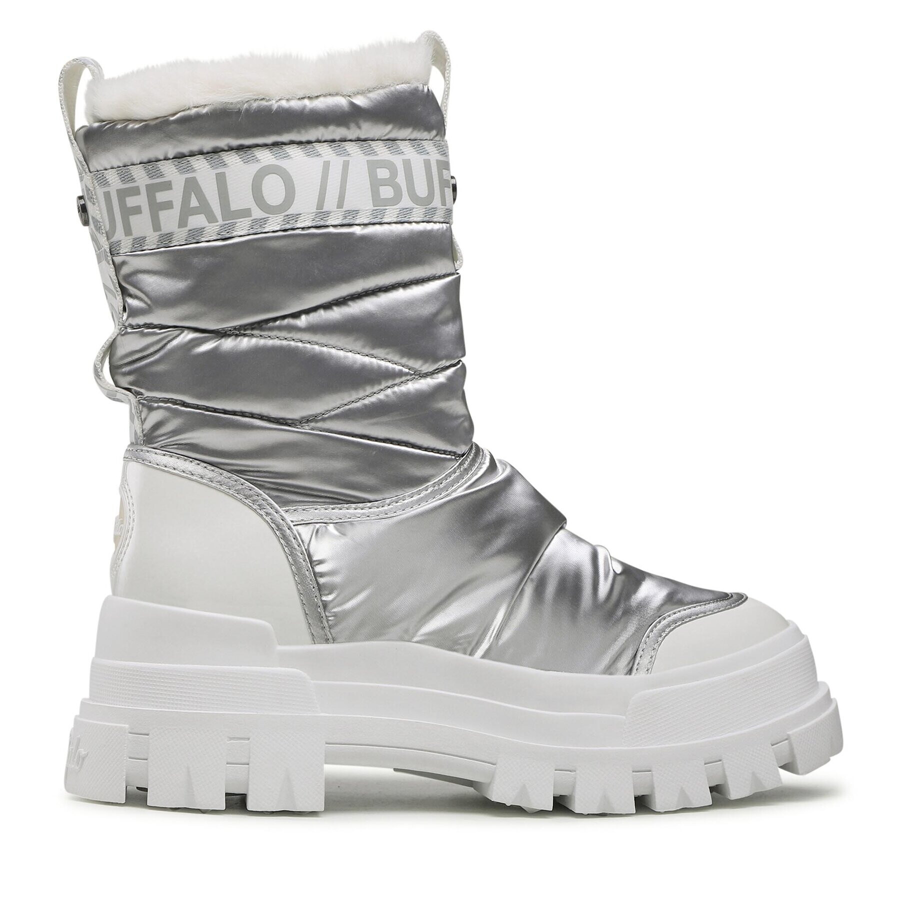 Buffalo Апрески Aspha Quilt Snowboot BN1622169 Сребрист - Pepit.bg