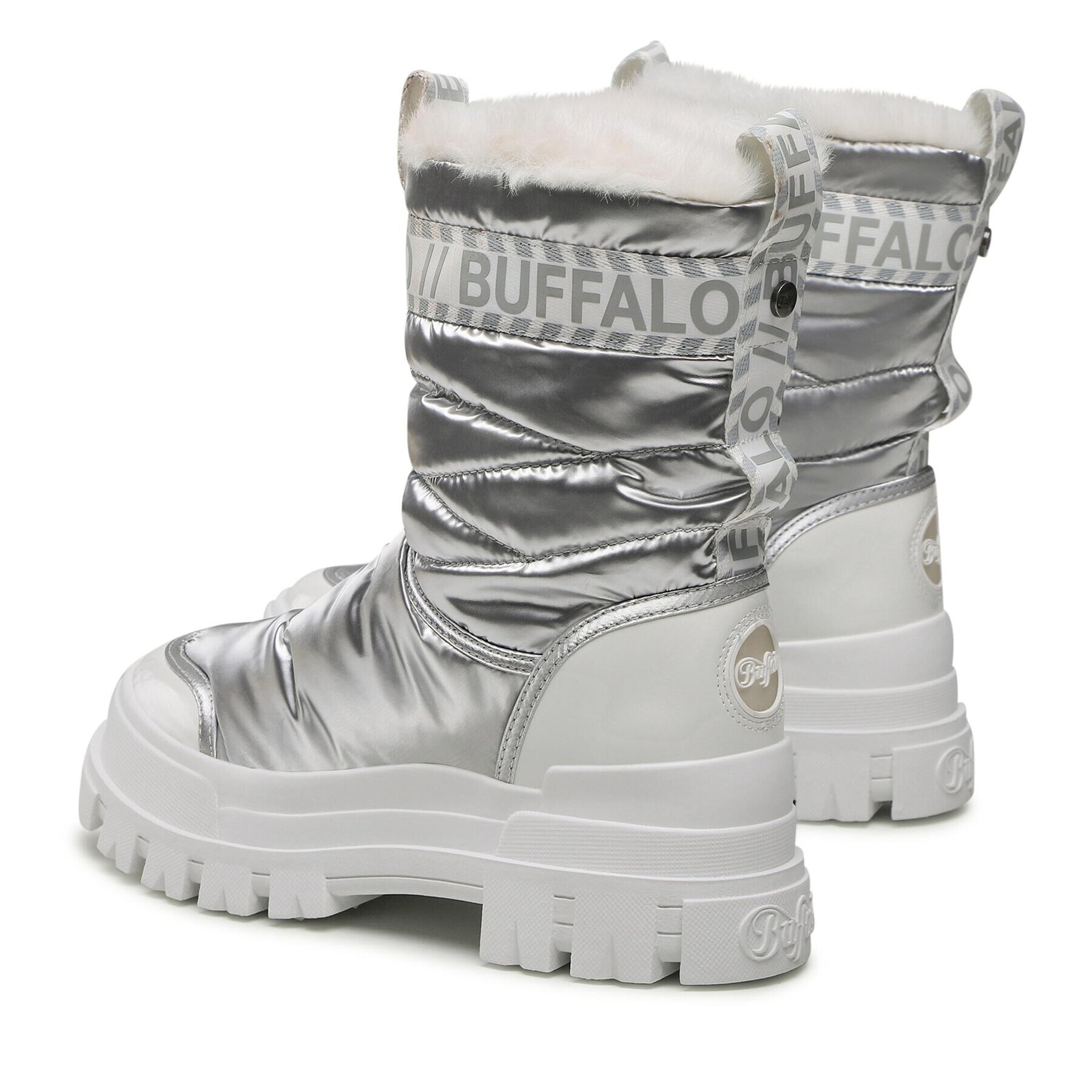 Buffalo Апрески Aspha Quilt Snowboot BN1622169 Сребрист - Pepit.bg