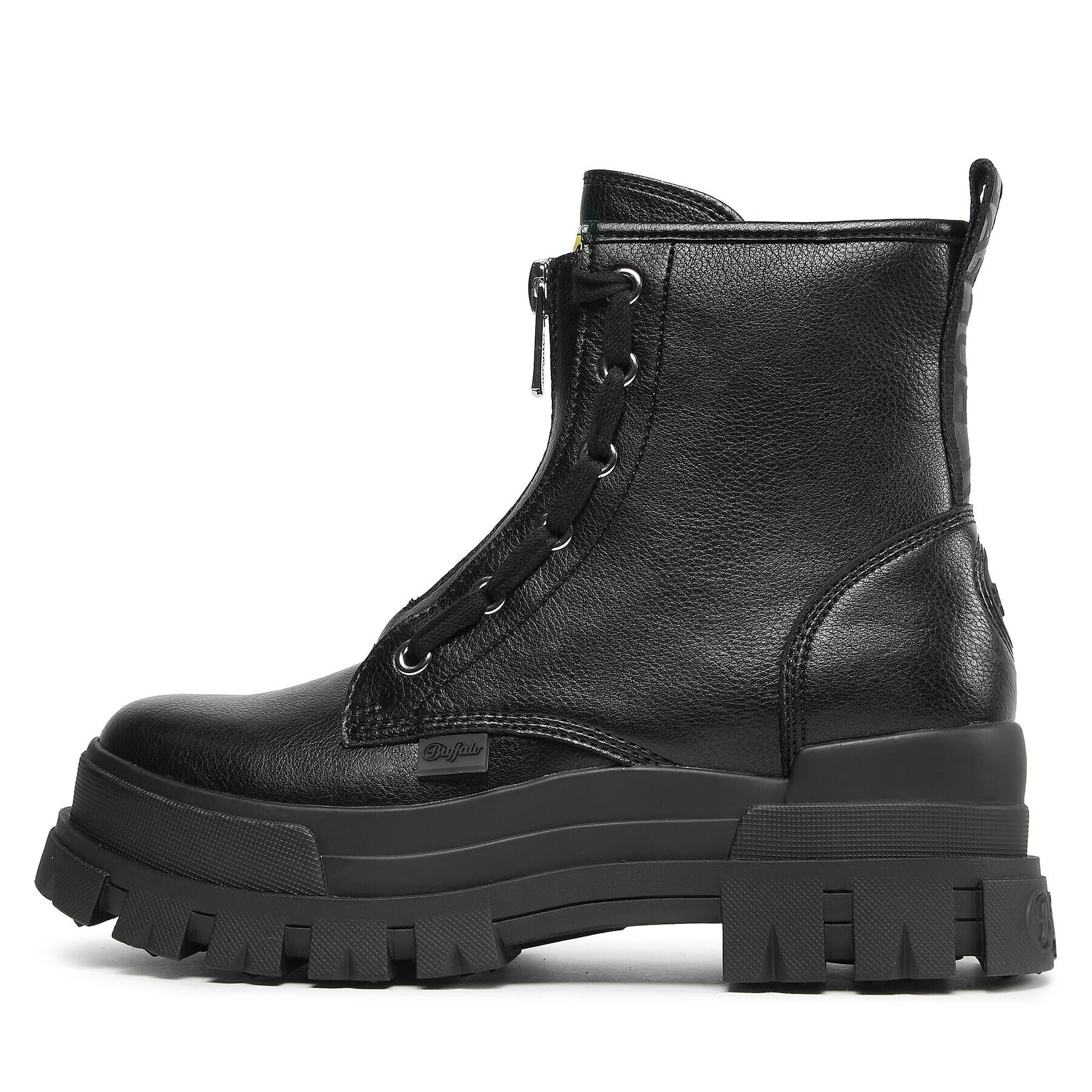 Buffalo Боти Aspha Zip 1622070 Черен - Pepit.bg