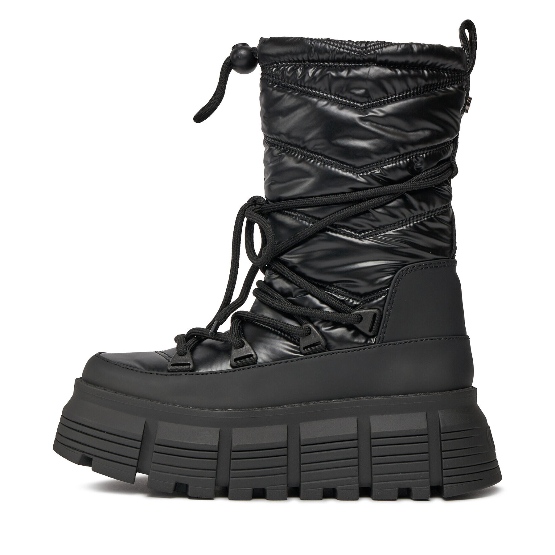 Buffalo Боти Ava Puffer Boot BN1622341 Черен - Pepit.bg