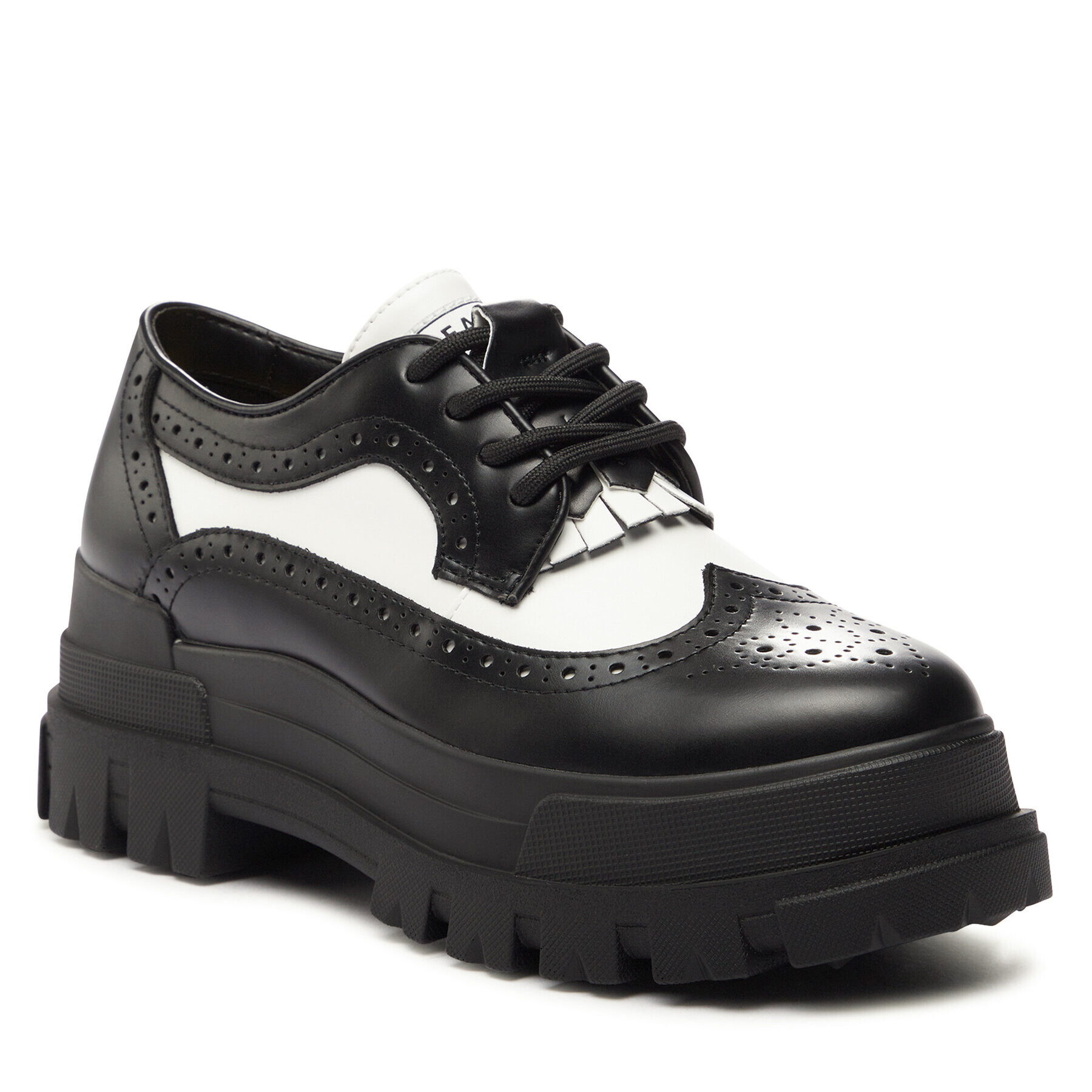 Buffalo Обувки Aspha Brogue 1622301 Черен - Pepit.bg
