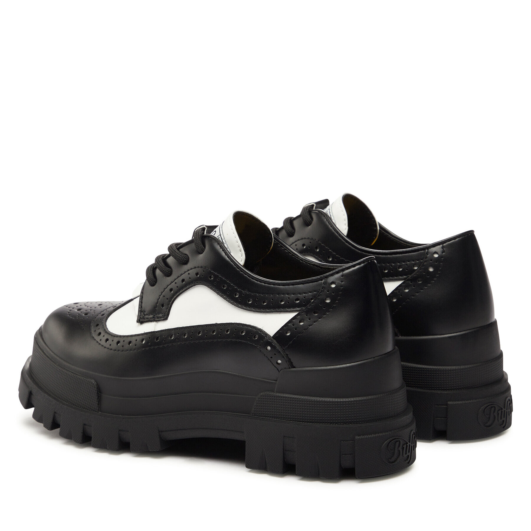 Buffalo Обувки Aspha Brogue 1622301 Черен - Pepit.bg
