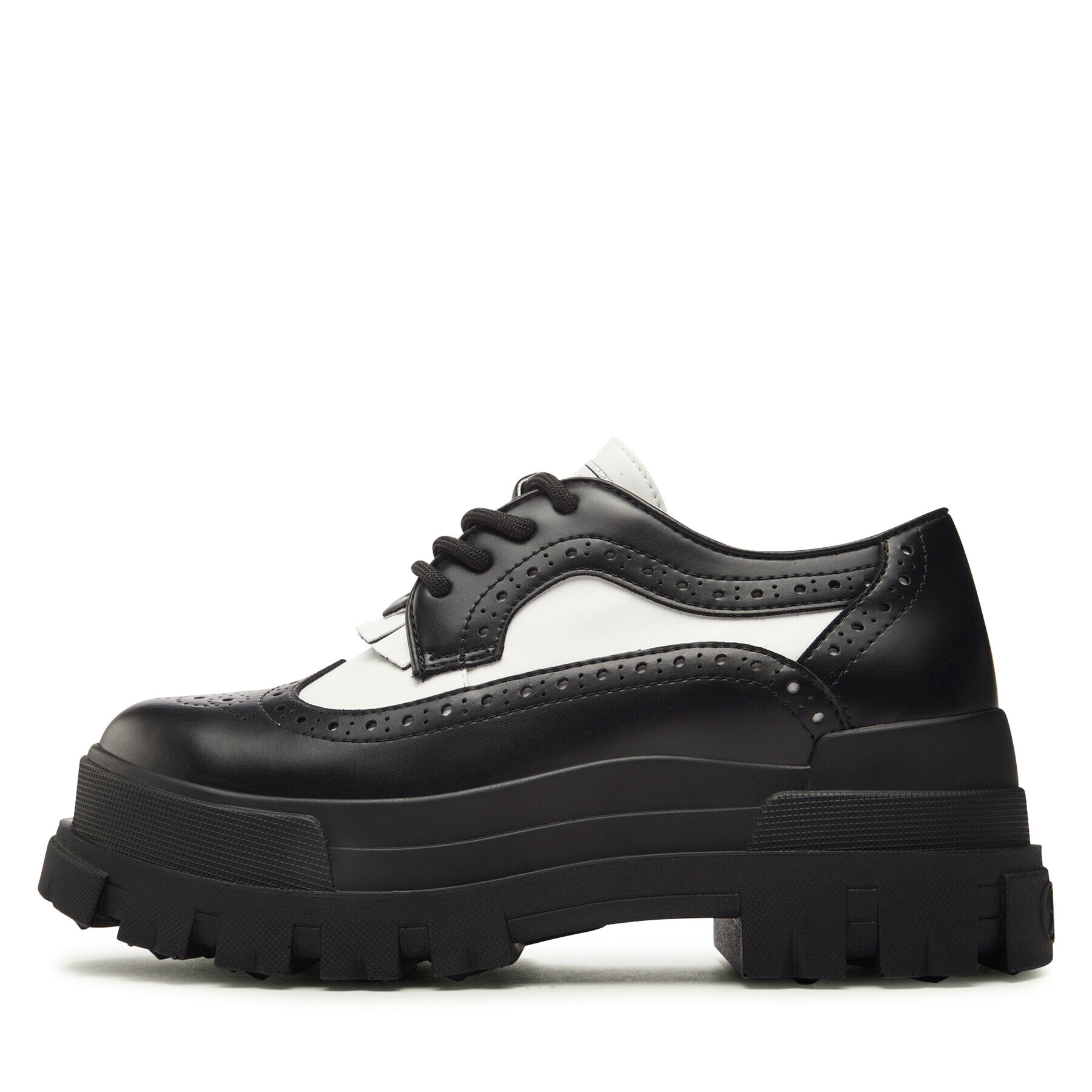 Buffalo Обувки Aspha Brogue 1622301 Черен - Pepit.bg