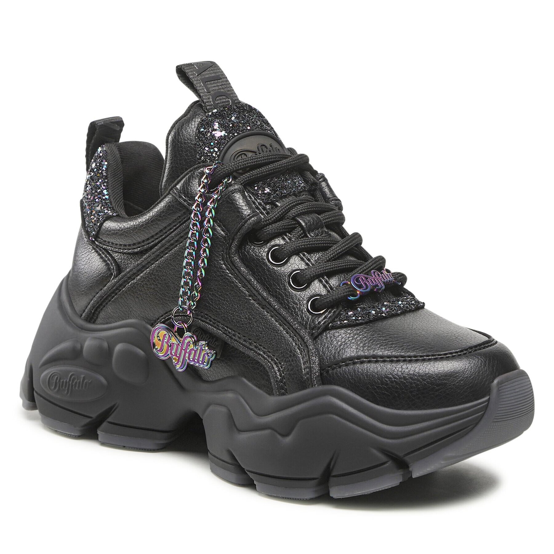Buffalo Сникърси Binary Glam Sneaker BN1630751 Черен - Pepit.bg