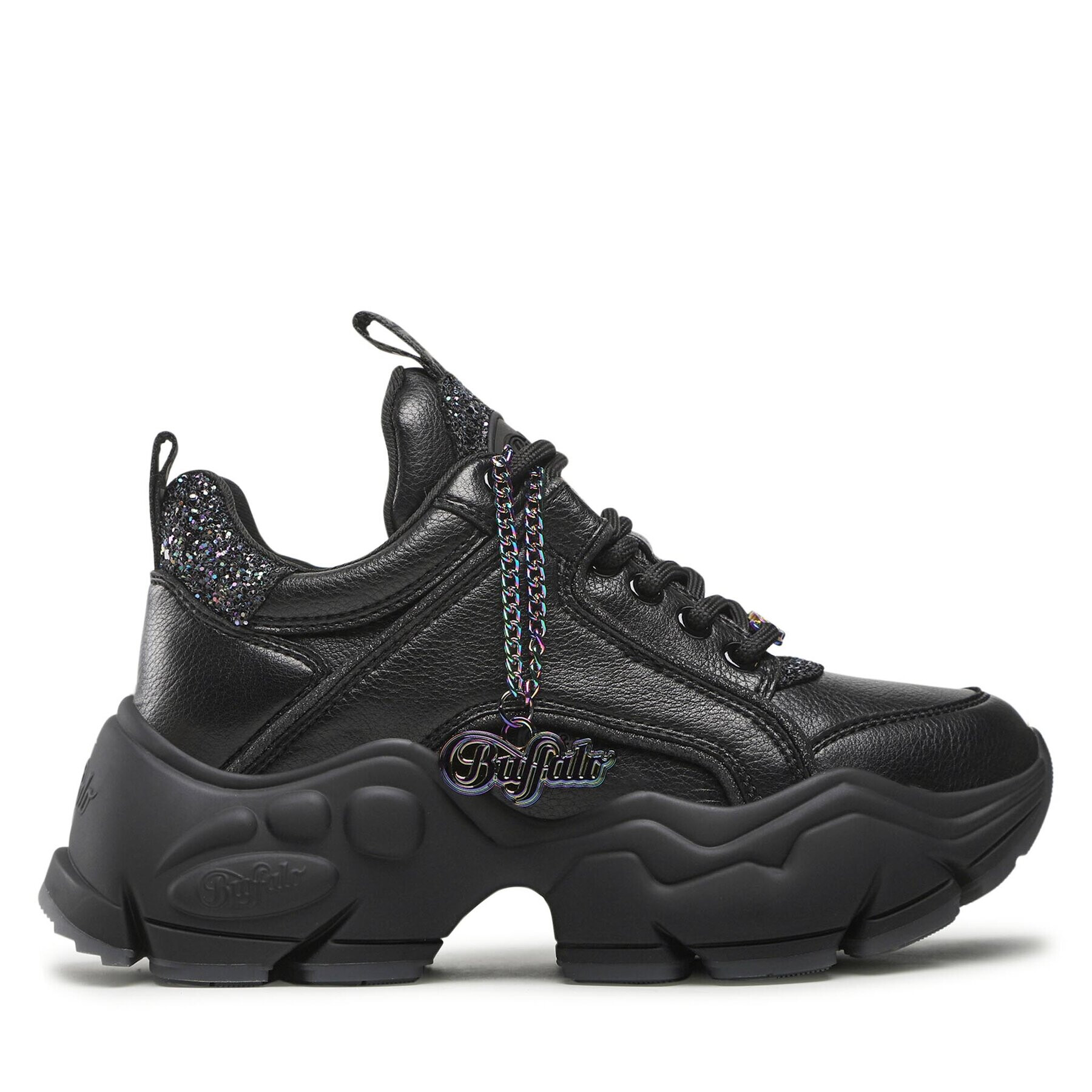 Buffalo Сникърси Binary Glam Sneaker BN1630751 Черен - Pepit.bg
