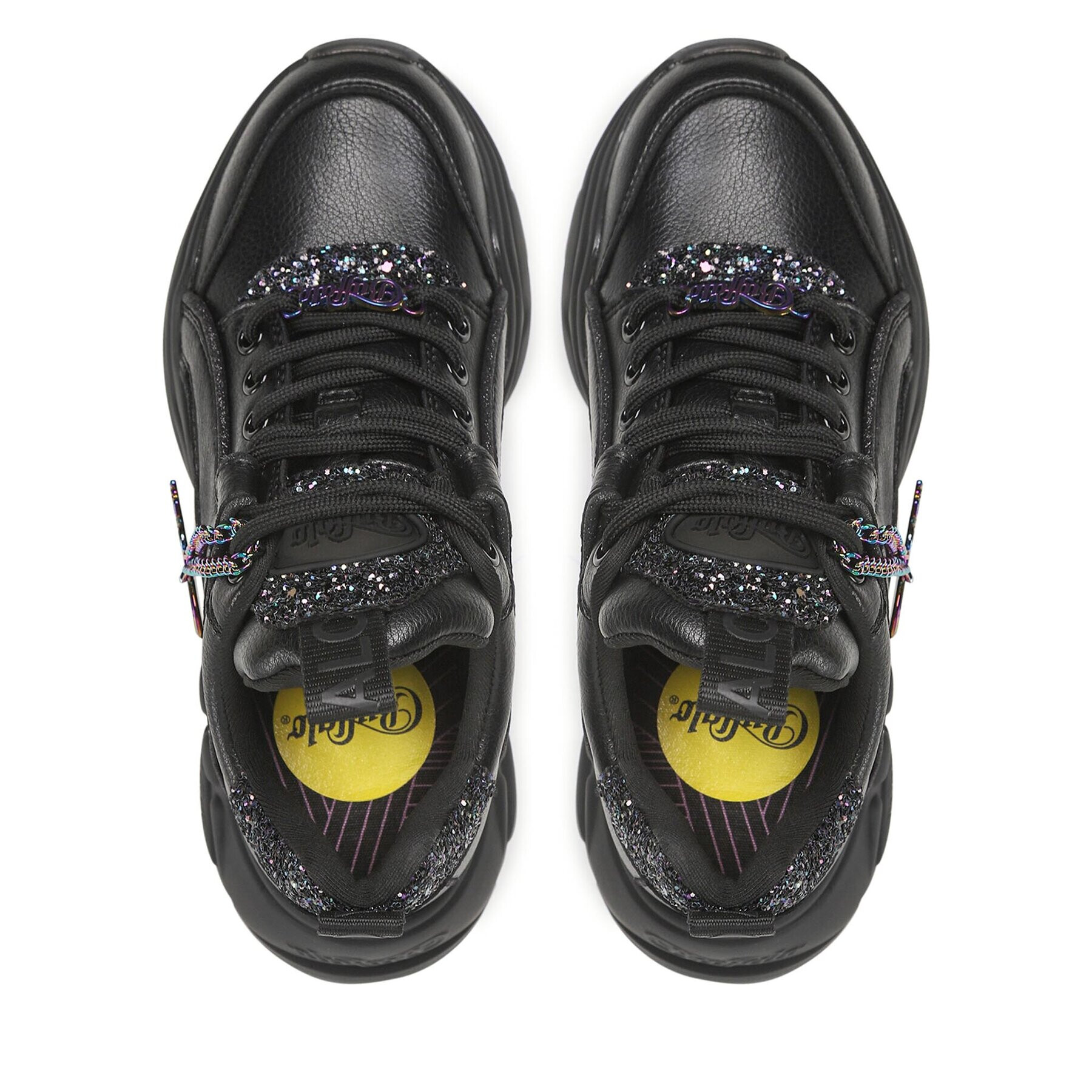 Buffalo Сникърси Binary Glam Sneaker BN1630751 Черен - Pepit.bg