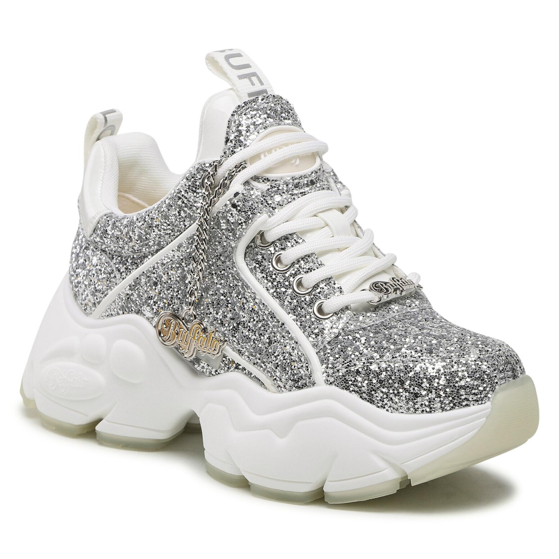 Buffalo Сникърси Binary Glam Sneaker BN1630752 Сребрист - Pepit.bg