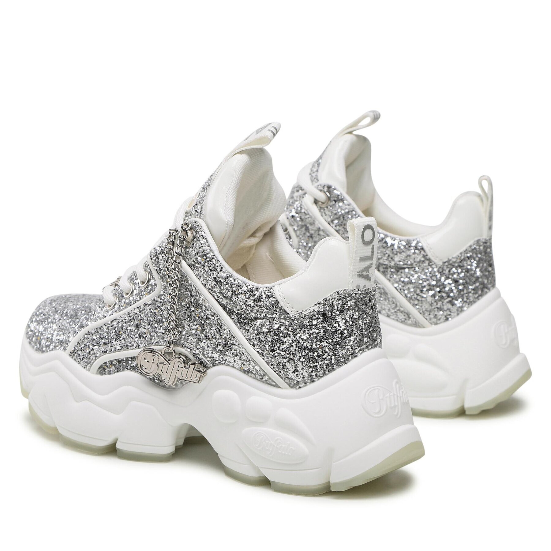 Buffalo Сникърси Binary Glam Sneaker BN1630752 Сребрист - Pepit.bg