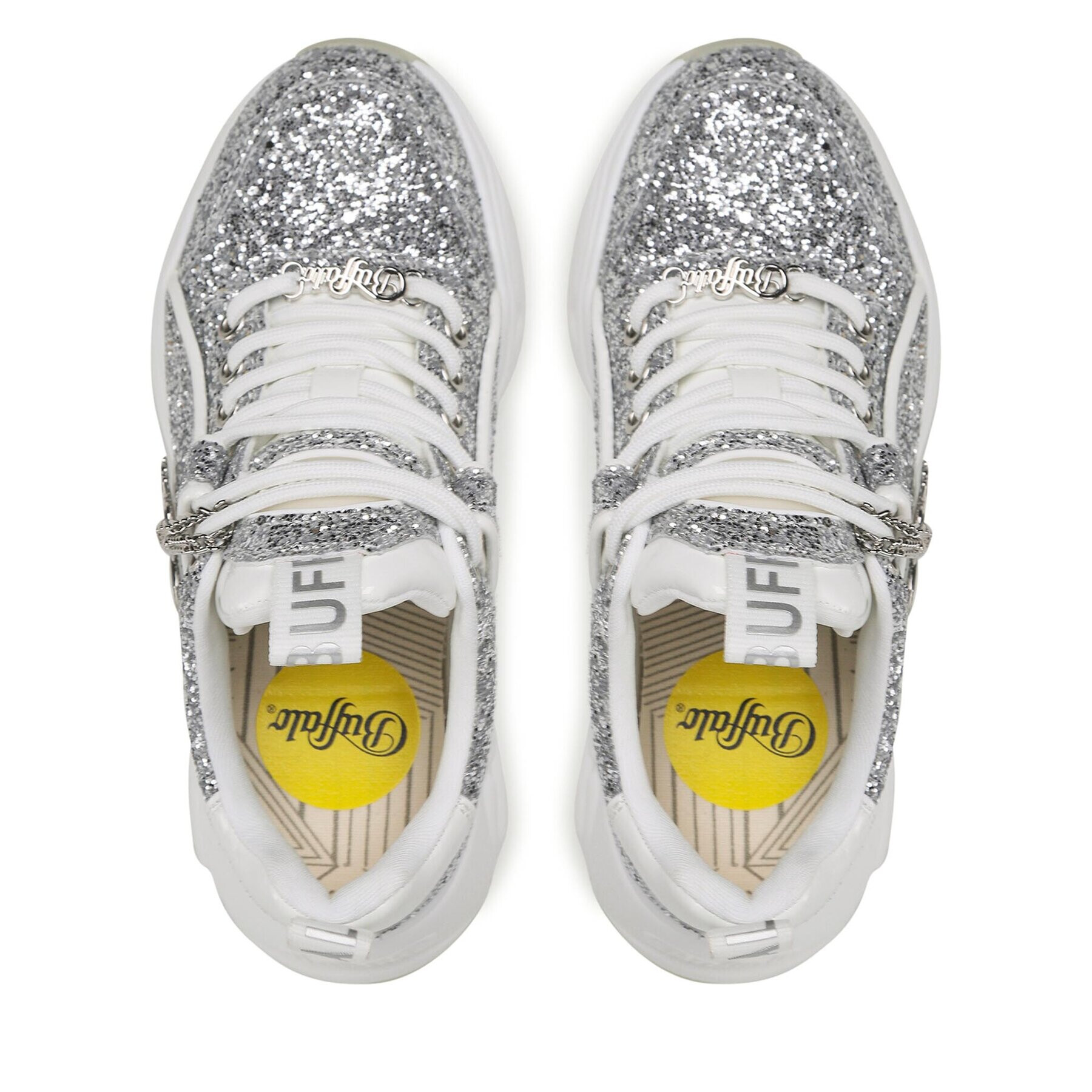 Buffalo Сникърси Binary Glam Sneaker BN1630752 Сребрист - Pepit.bg