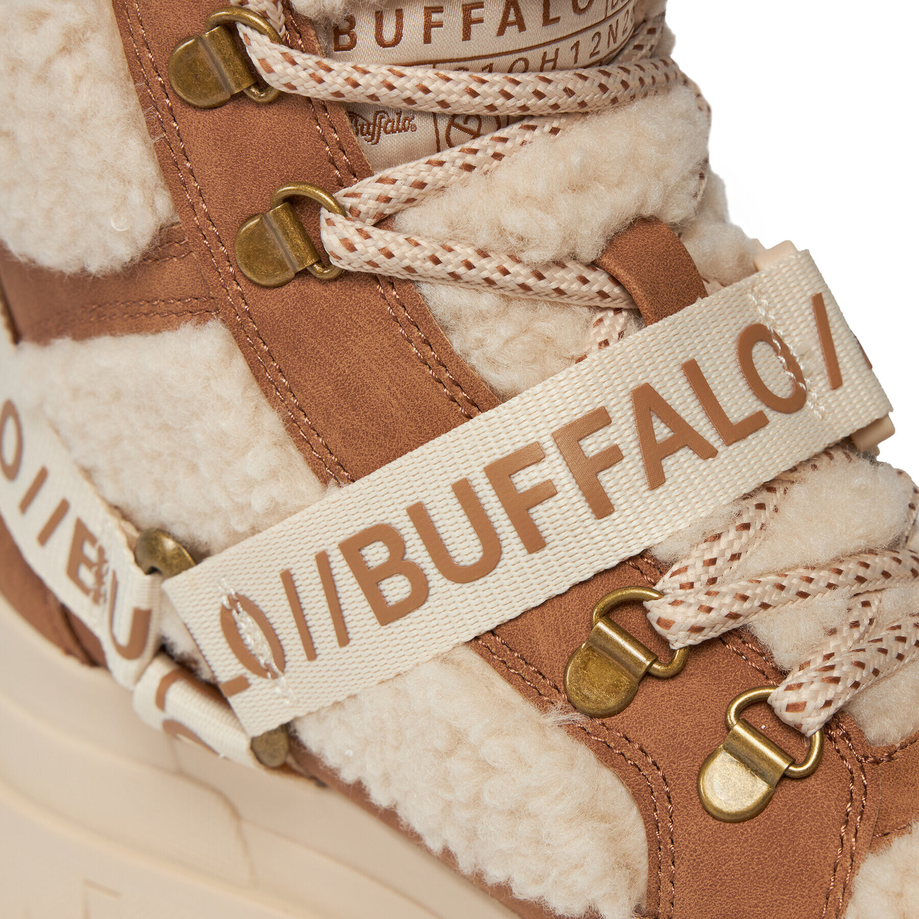 Buffalo Туристически oбувки Aspha Com Mid Warm 1622329 Бежов - Pepit.bg