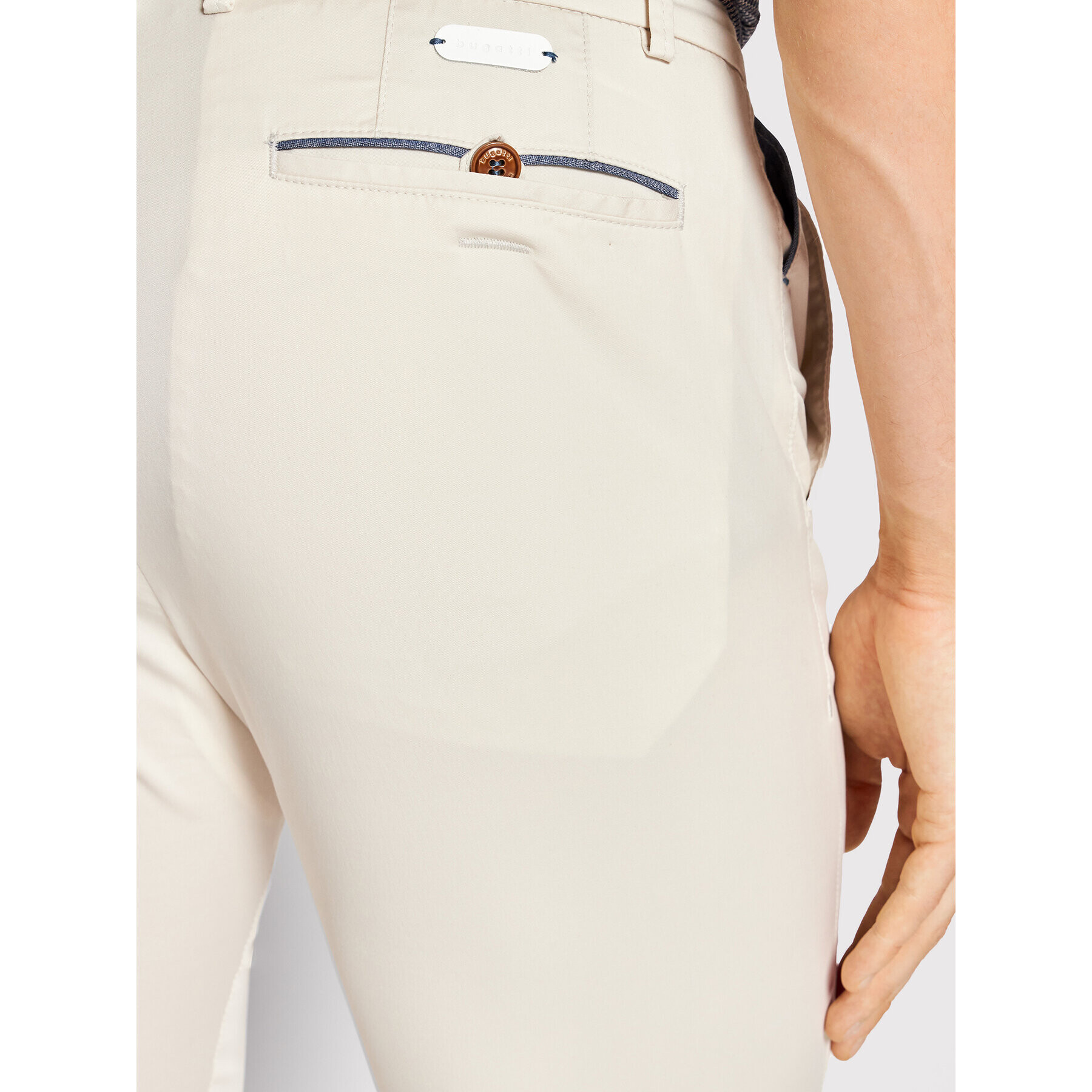 Bugatti Чино панталони 4890 16301 Бежов Modern Fit - Pepit.bg