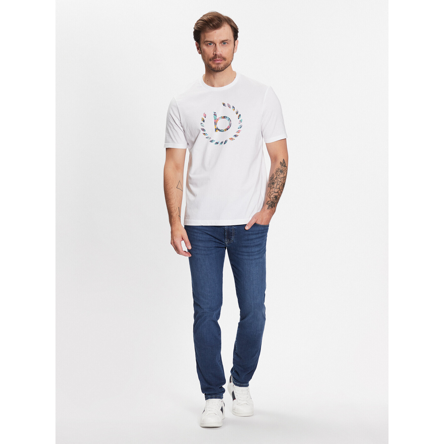 Bugatti Дънки 3228D 36644 Тъмносин Slim Fit - Pepit.bg