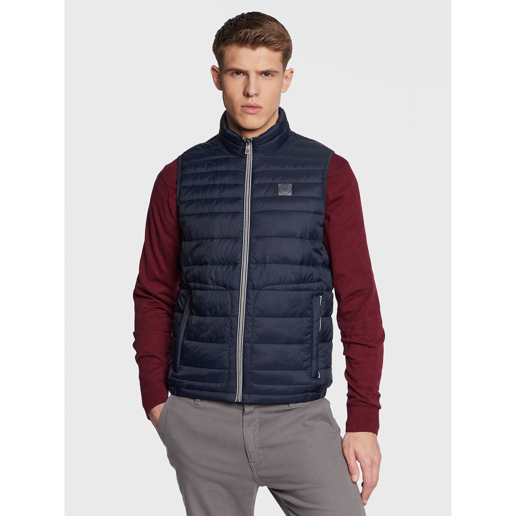 Bugatti Елек 370100 31220 Тъмносин Regular Fit - Pepit.bg