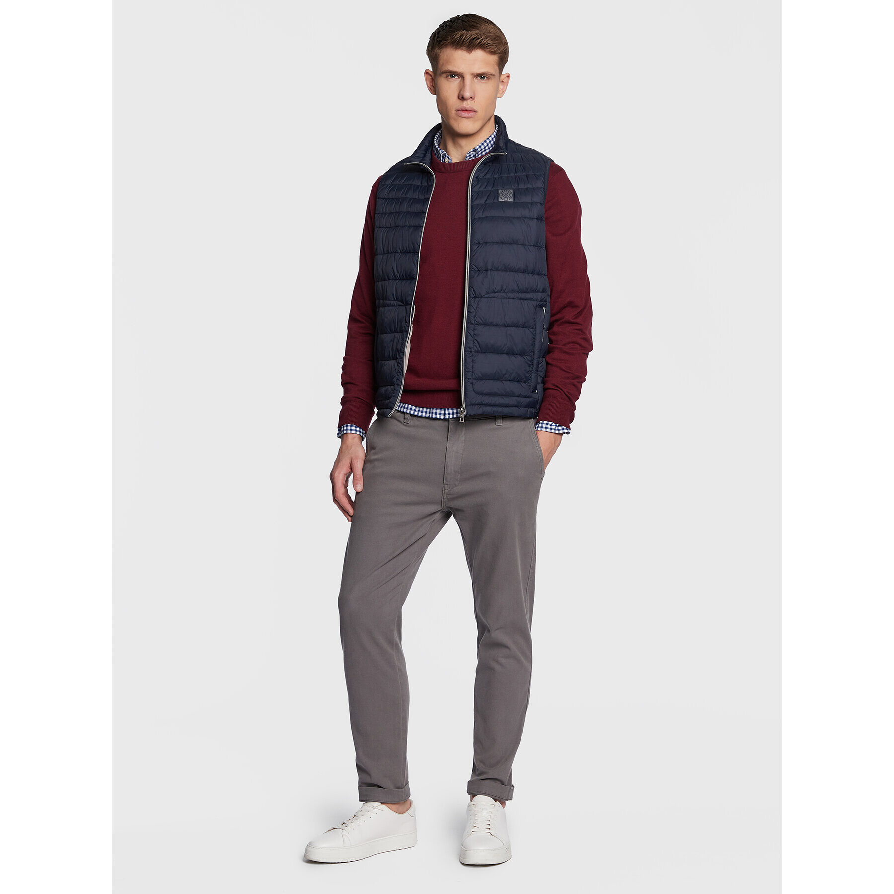 Bugatti Елек 370100 31220 Тъмносин Regular Fit - Pepit.bg