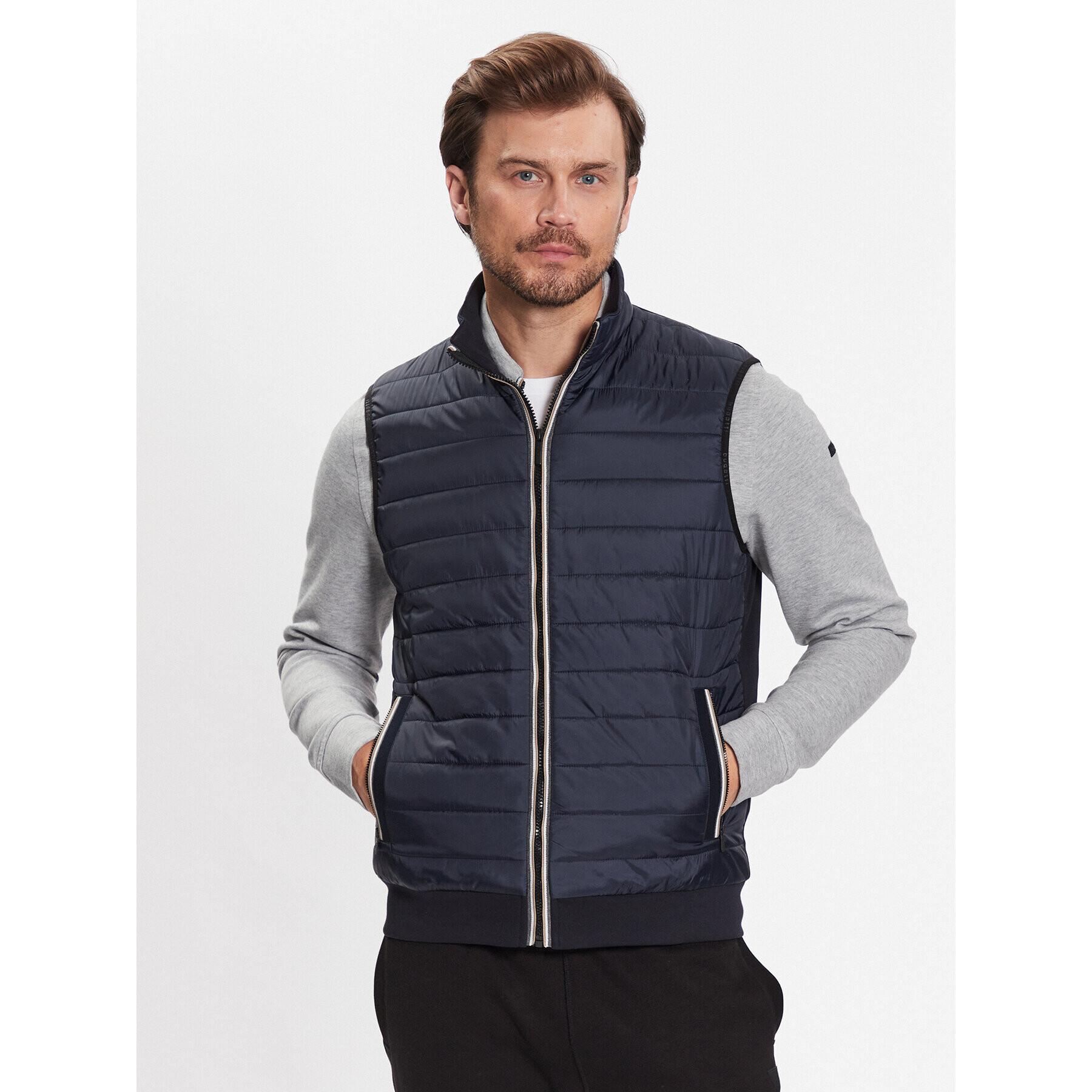Bugatti Елек 8850 35144 Тъмносин Regular Fit - Pepit.bg