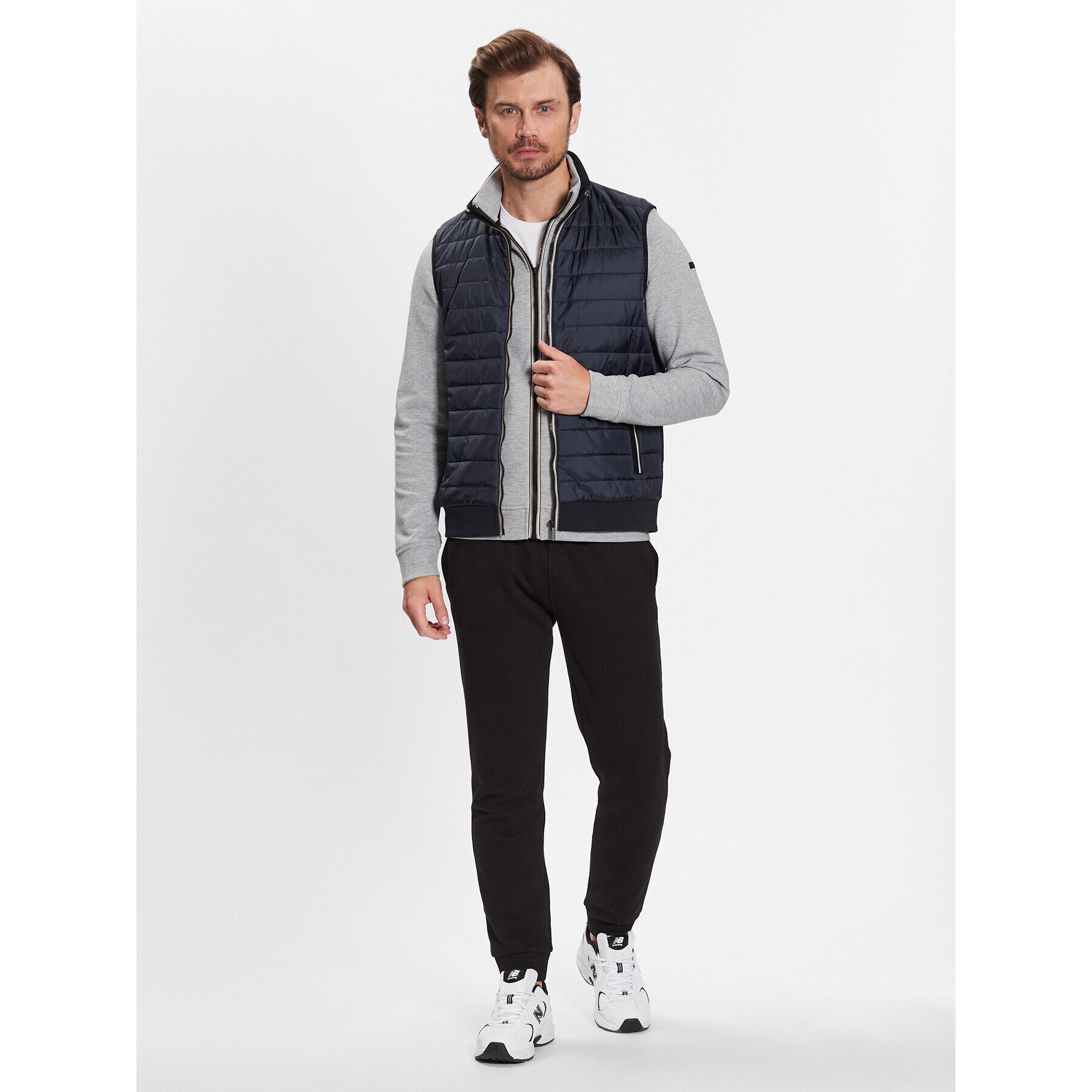 Bugatti Елек 8850 35144 Тъмносин Regular Fit - Pepit.bg