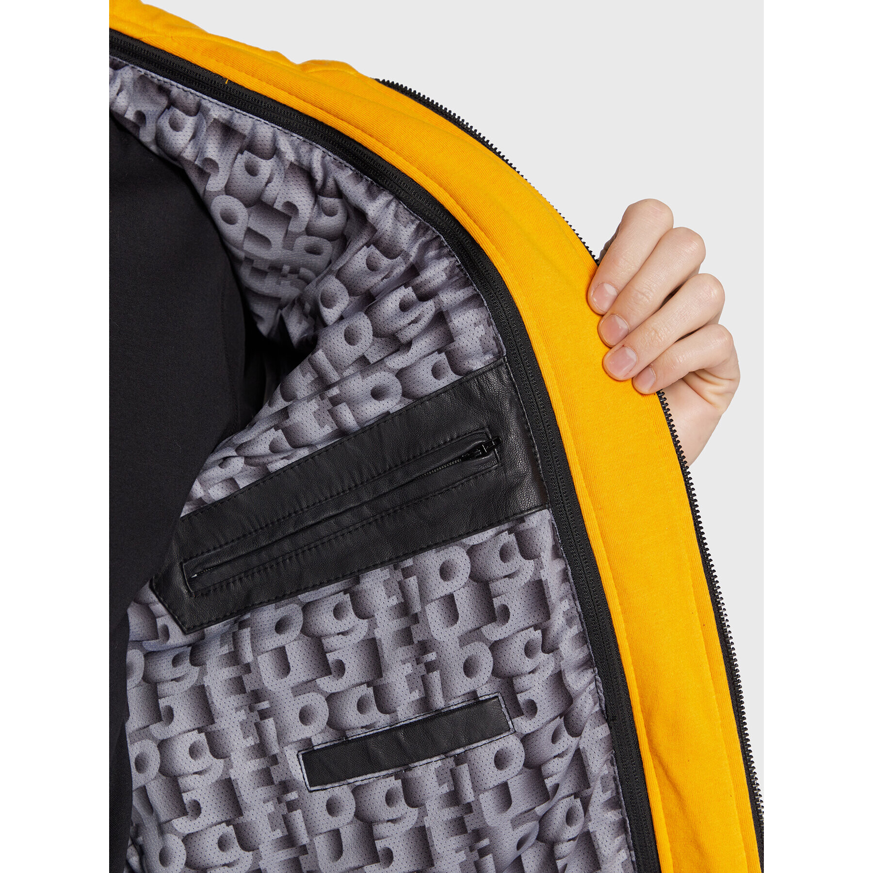 Bugatti Кожено яке 222 046 Черен Regular Fit - Pepit.bg