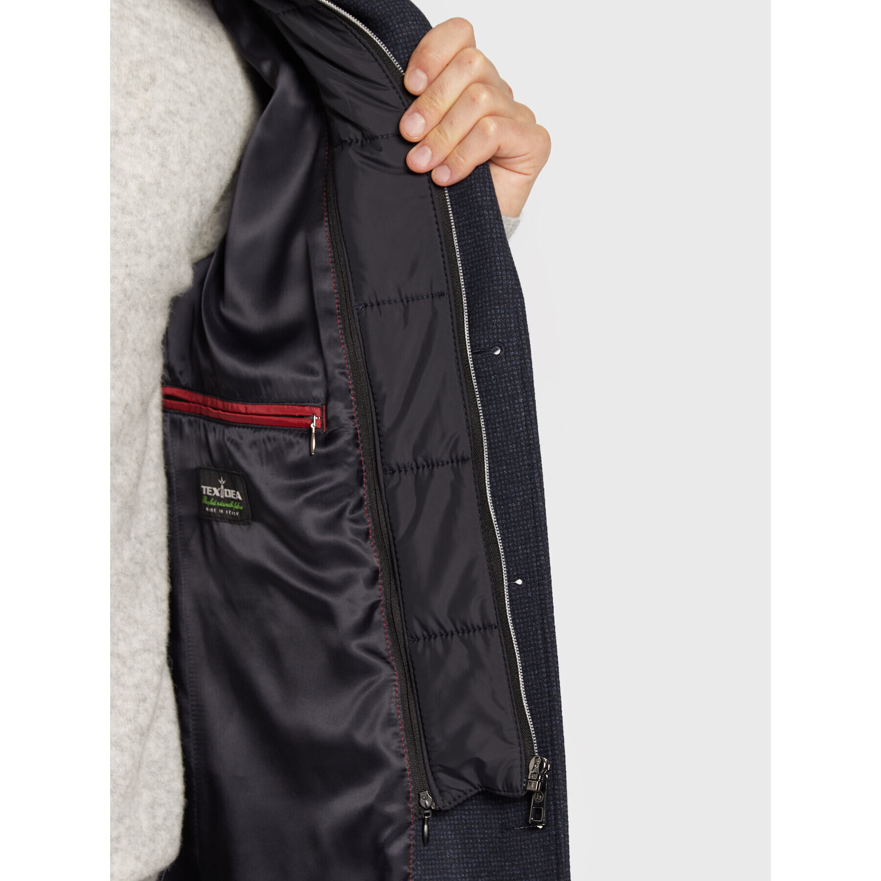 Bugatti Преходно палто 228528 24042 Тъмносин Regular Fit - Pepit.bg