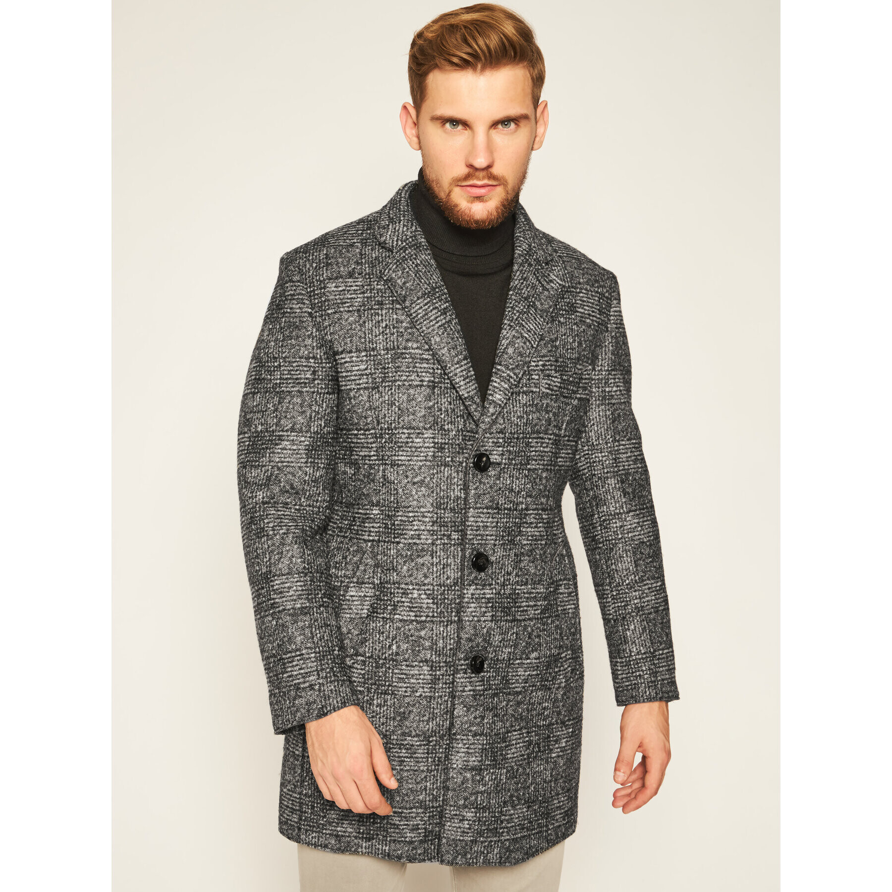 Bugatti Преходно палто 625128 64076 Сив Regular Fit - Pepit.bg