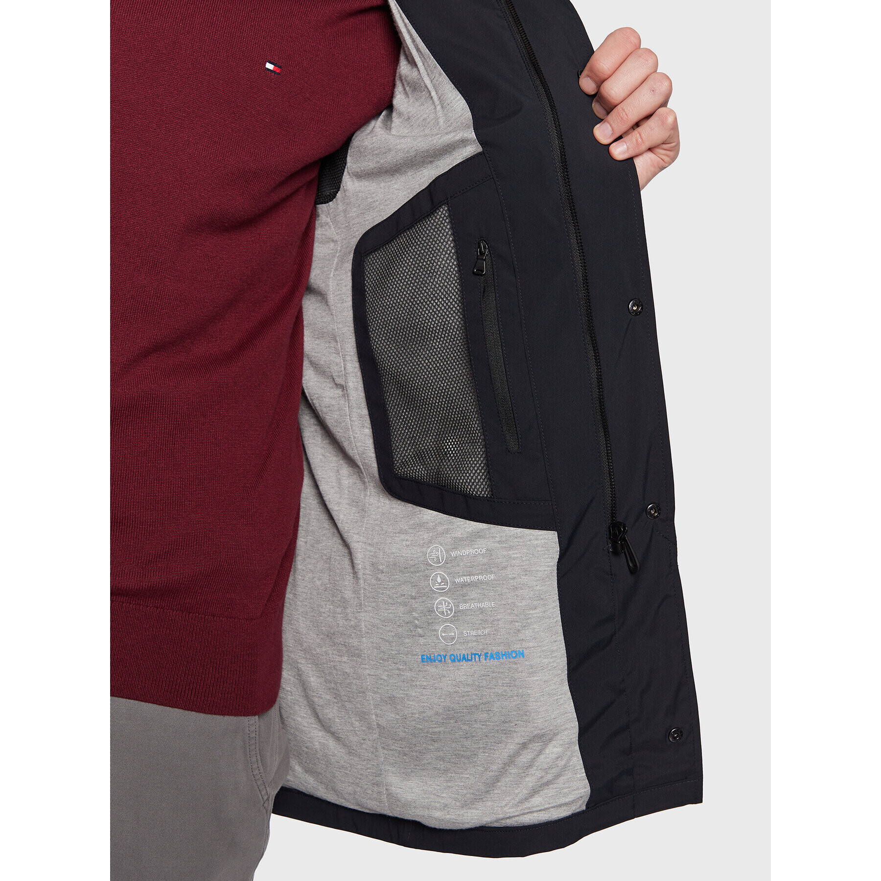 Bugatti Преходно яке 375513 39021 Тъмносин Regular Fit - Pepit.bg