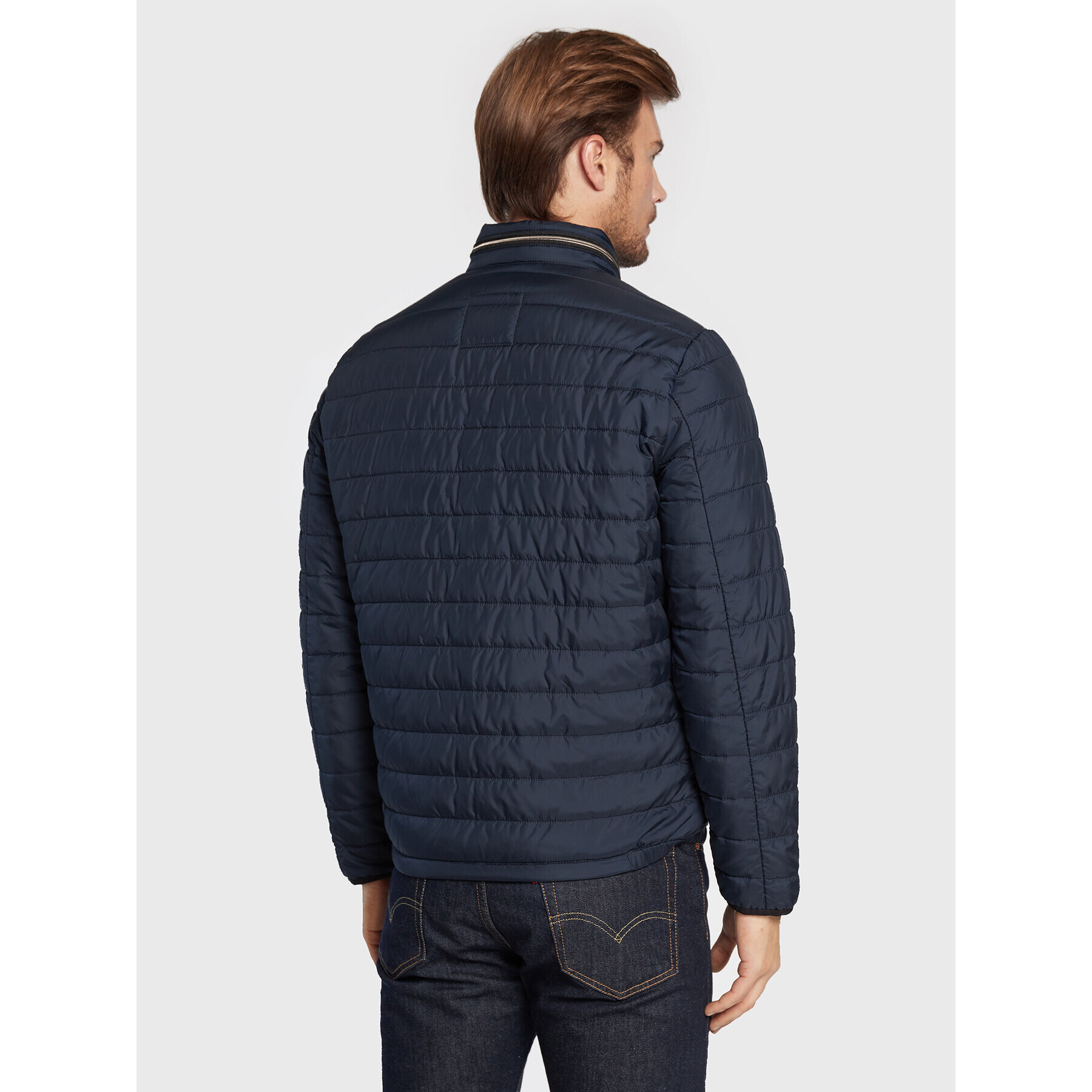 Bugatti Пухено яке 270200 29032 Тъмносин Regular Fit - Pepit.bg