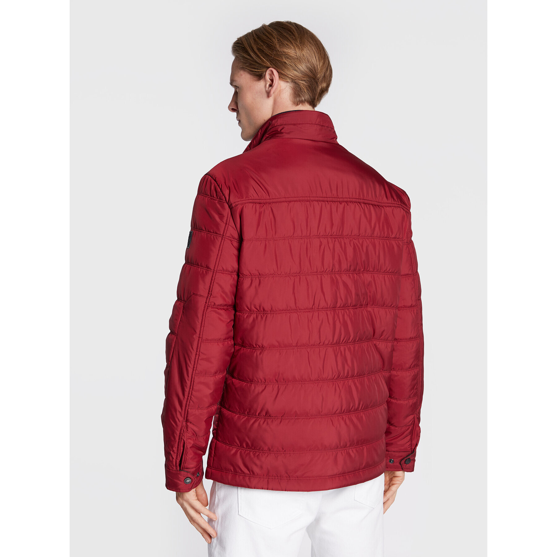 Bugatti Пухено яке 270400 29032 Червен Regular Fit - Pepit.bg