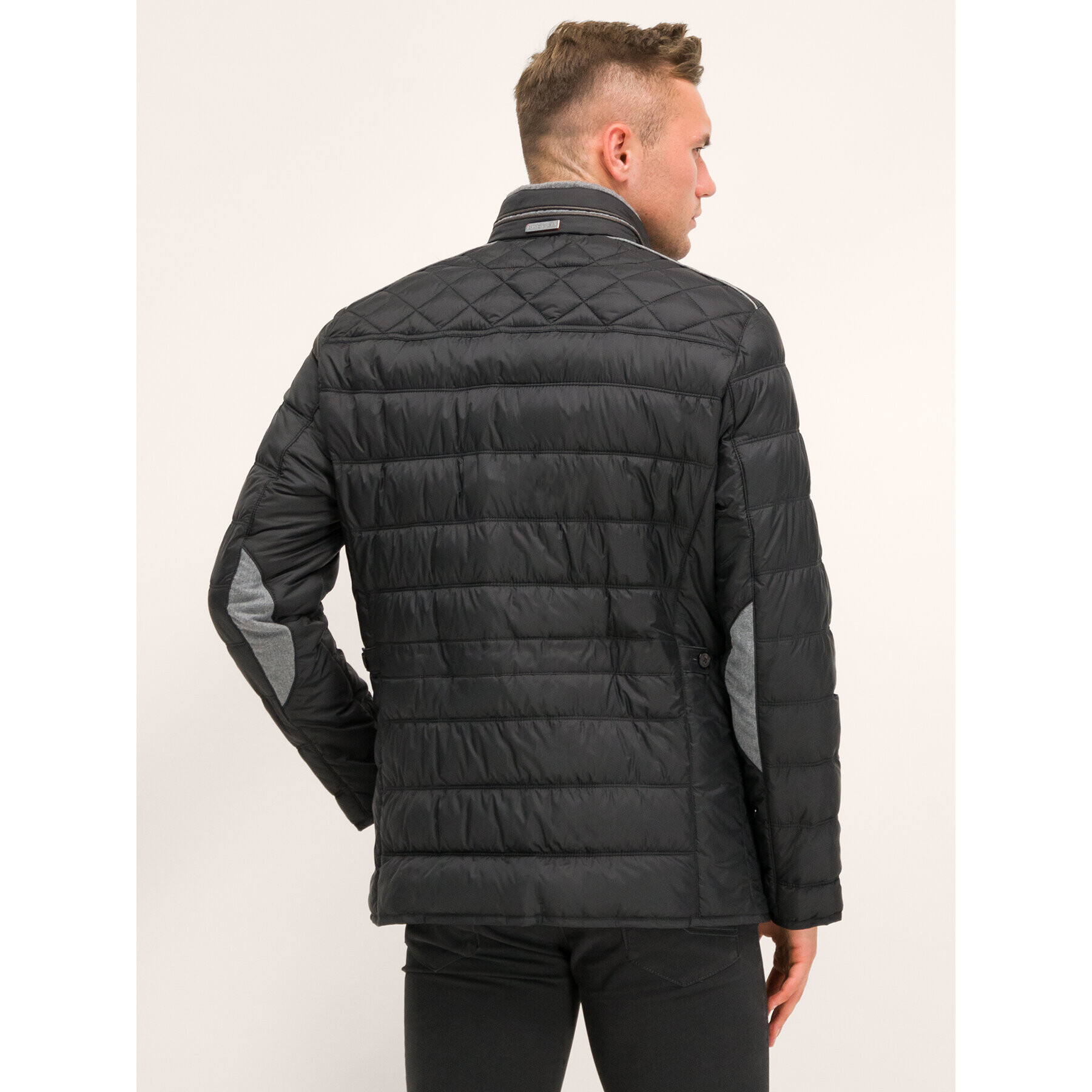 Bugatti Пухено яке 470800 49010 Черен Regular Fit - Pepit.bg