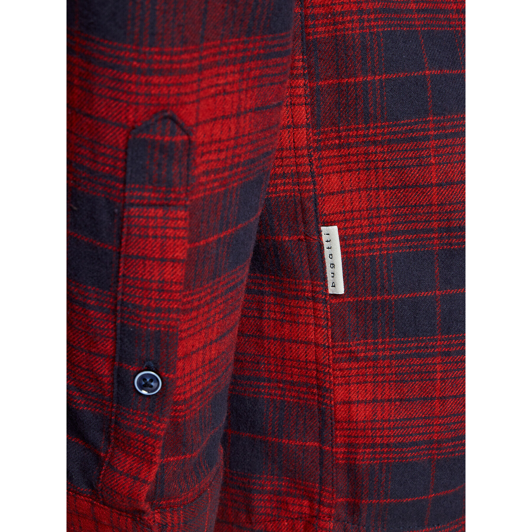Bugatti Риза 9150 28809 Червен Regular Fit - Pepit.bg