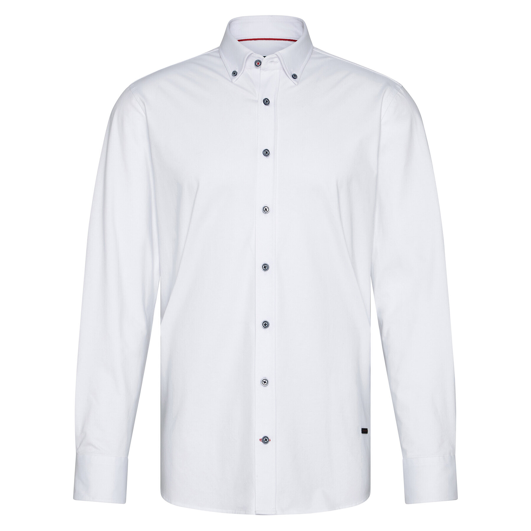 Bugatti Риза 9350 38610 Бял Slim Fit - Pepit.bg