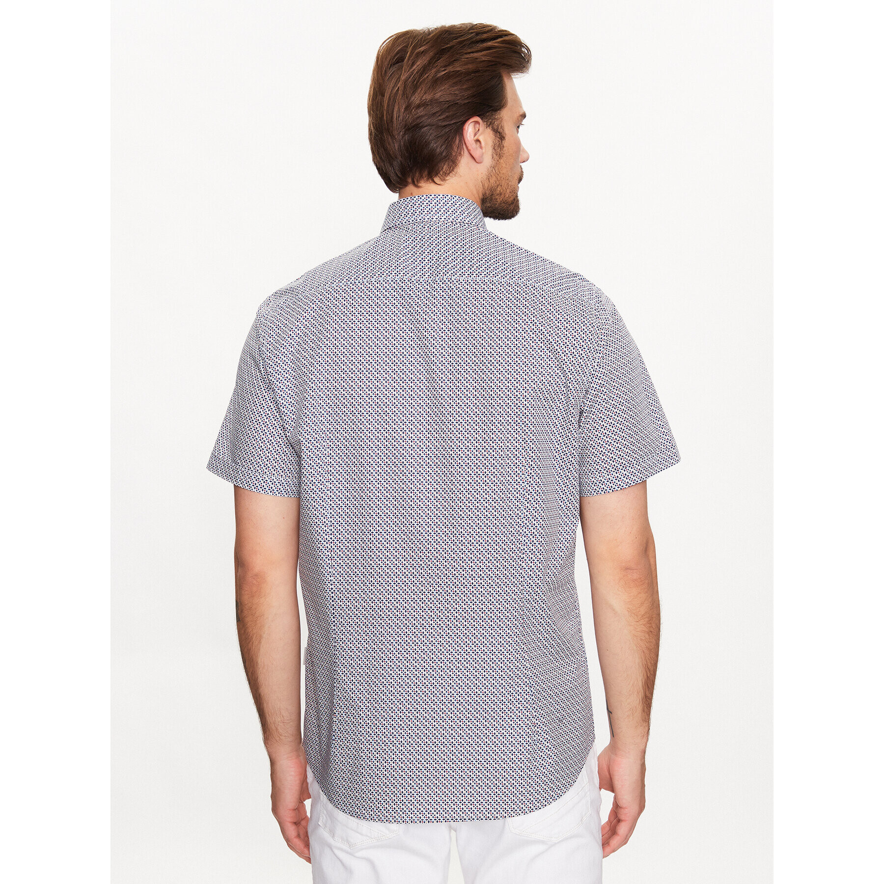 Bugatti Риза 9450 38804 Син Slim Fit - Pepit.bg