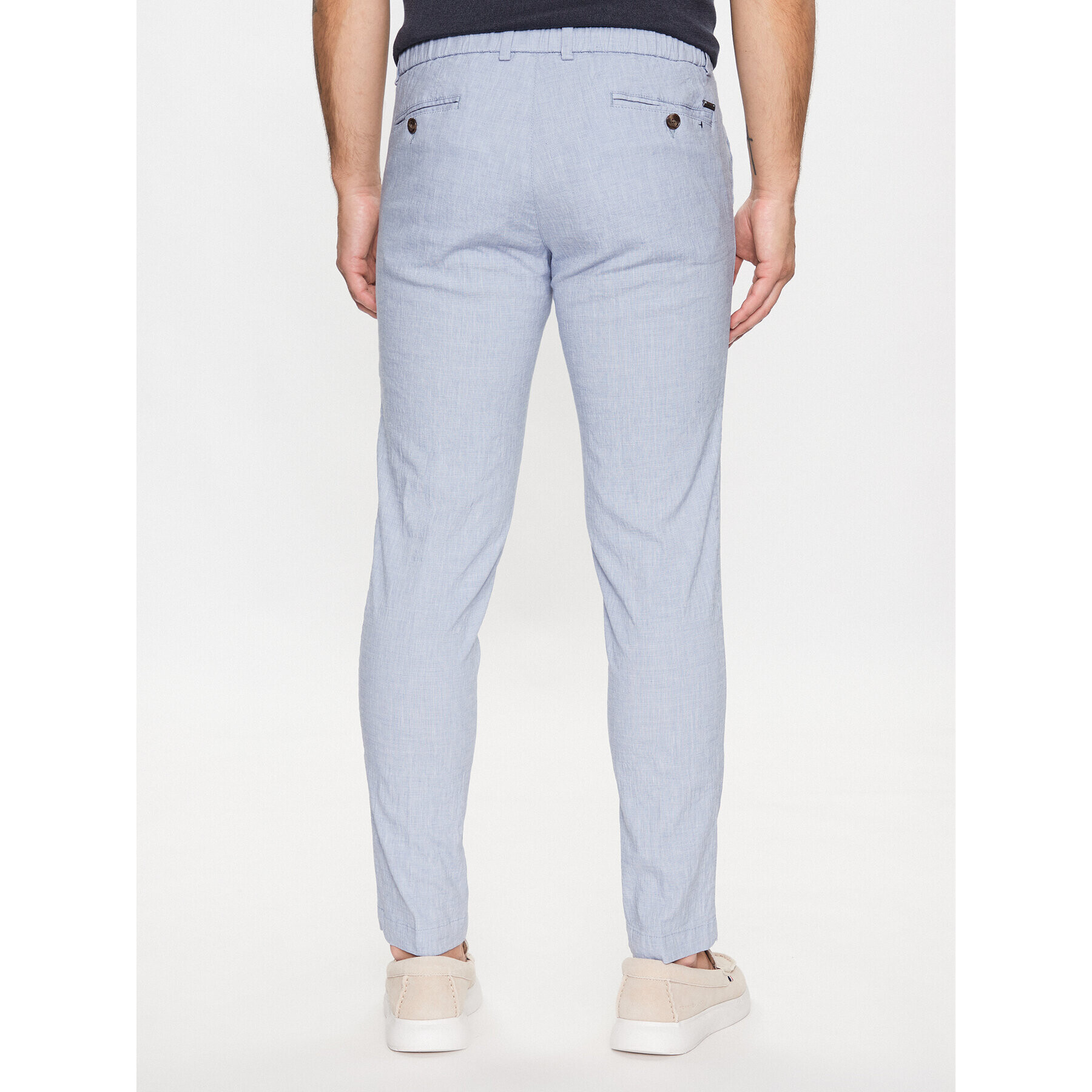 Bugatti Текстилни панталони 1950 36210 Син Slim Fit - Pepit.bg