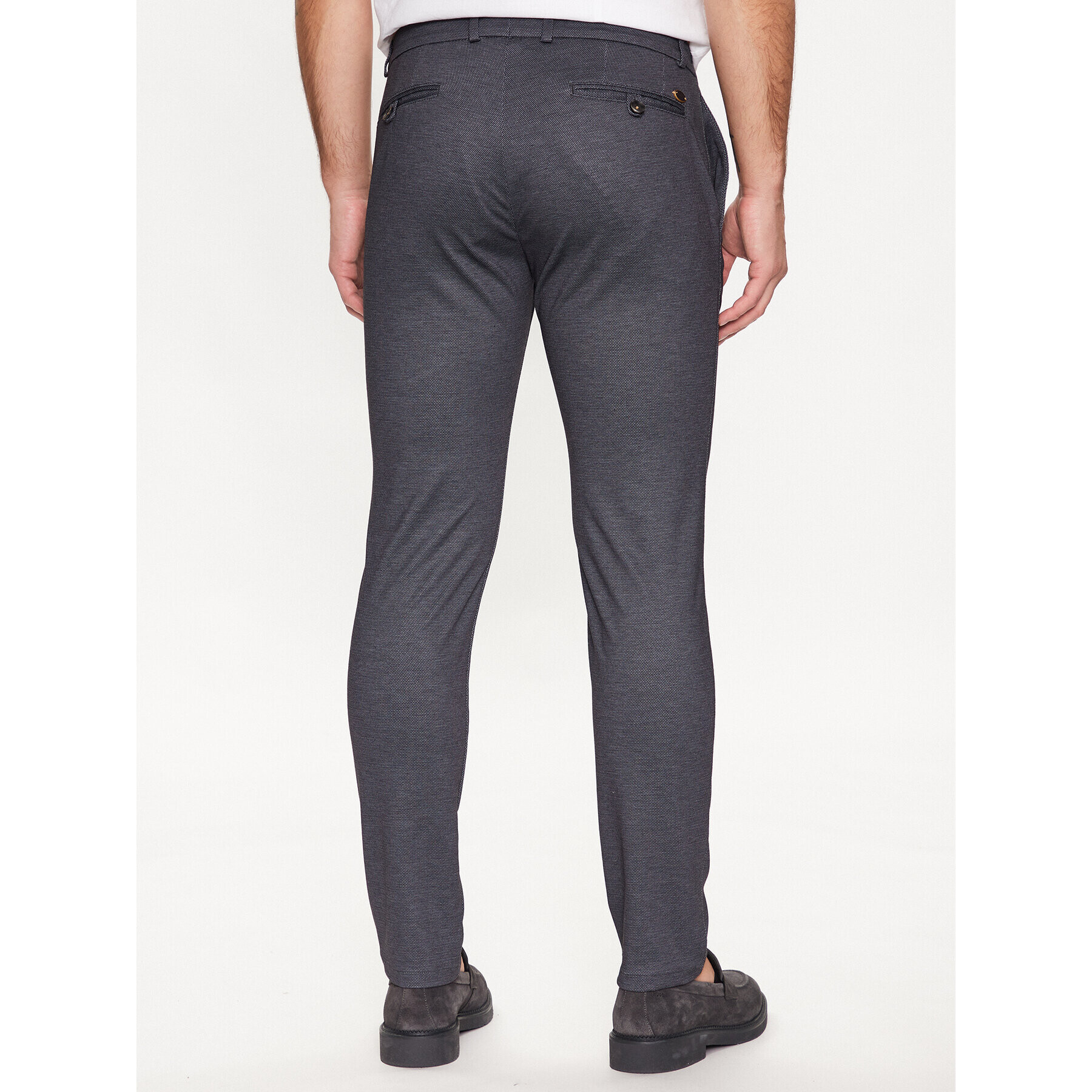 Bugatti Текстилни панталони 4096 36830 Сив Slim Fit - Pepit.bg