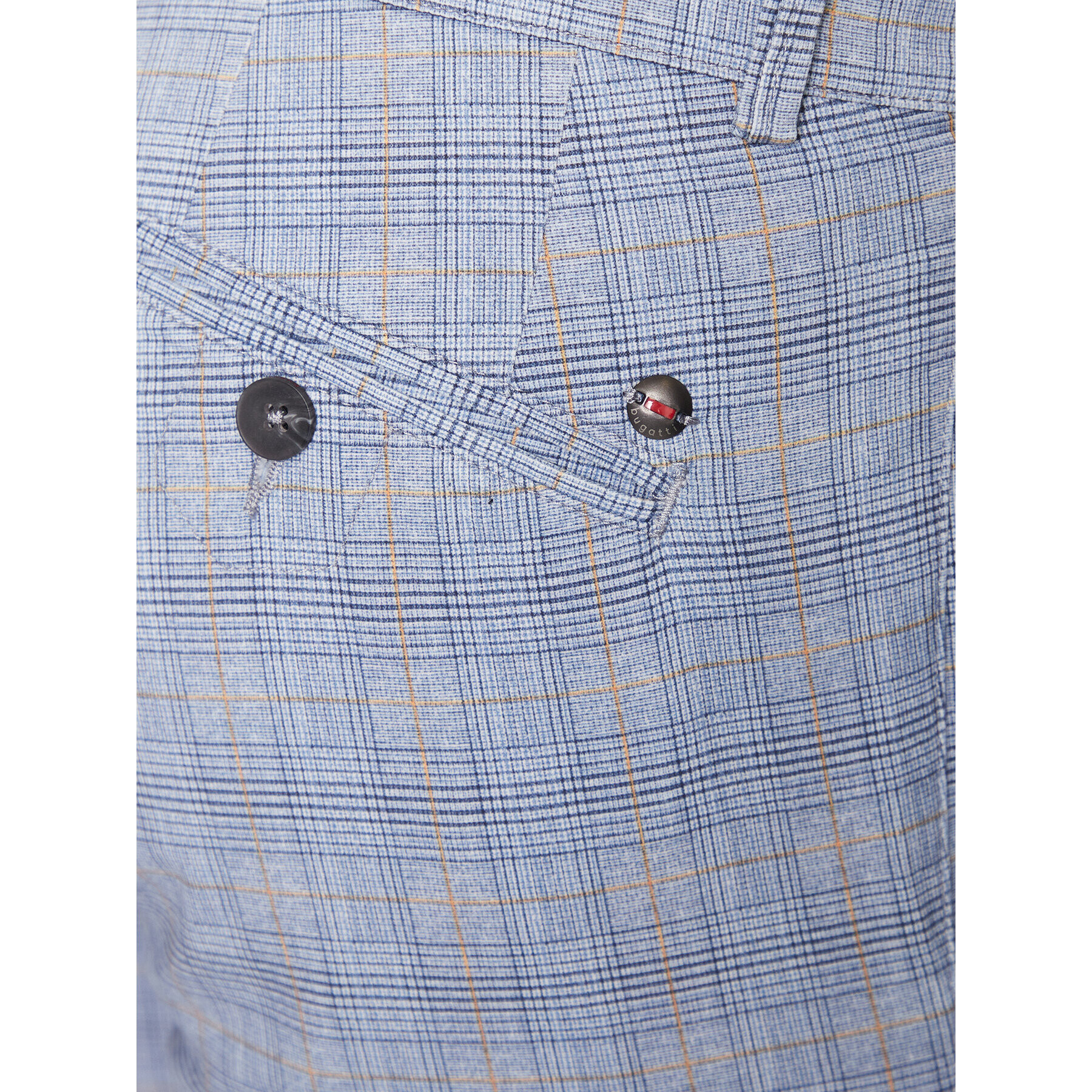 Bugatti Текстилни панталони 4134 36387 Син Slim Fit - Pepit.bg