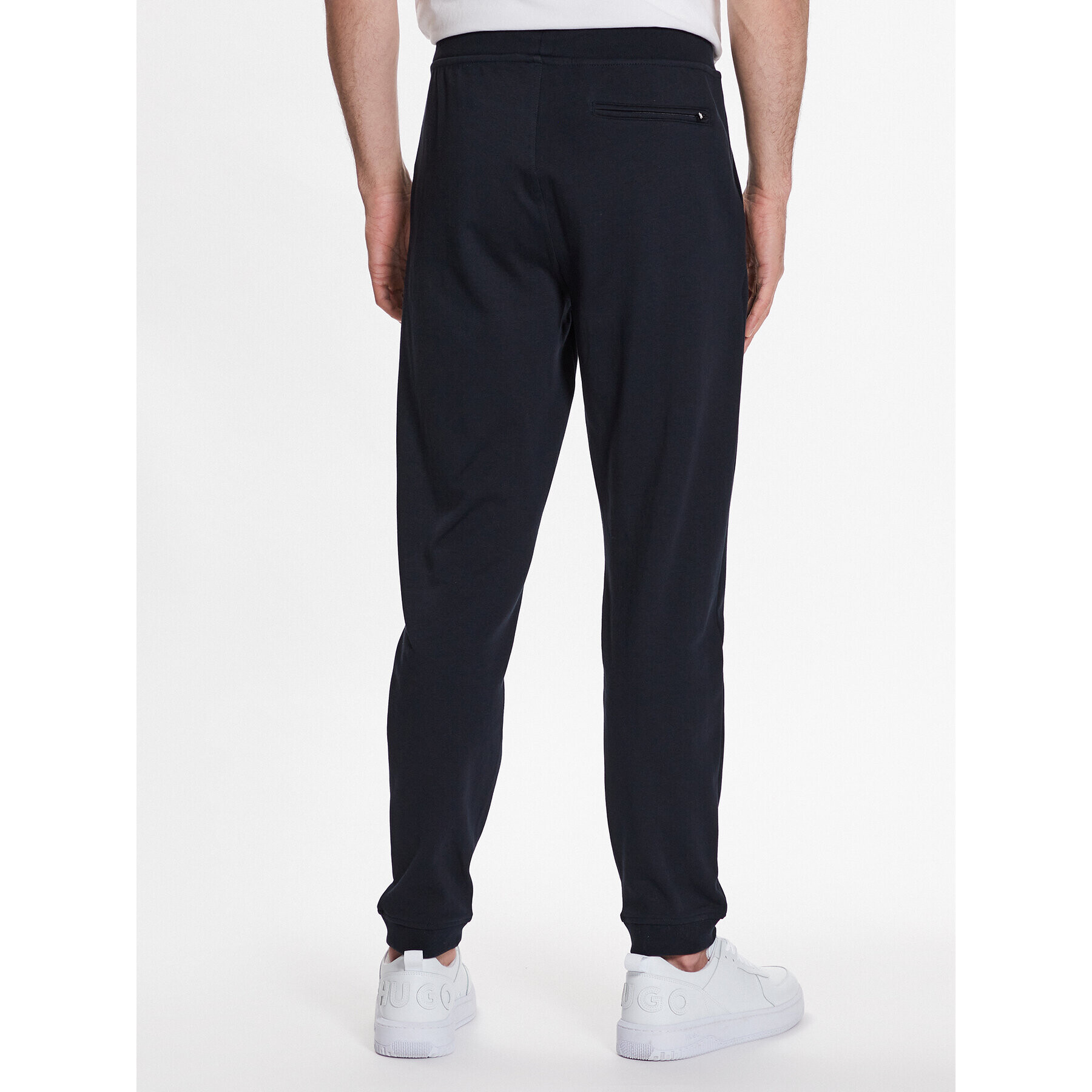 Bugatti Текстилни панталони 8200 35197 Тъмносин Slim Fit - Pepit.bg