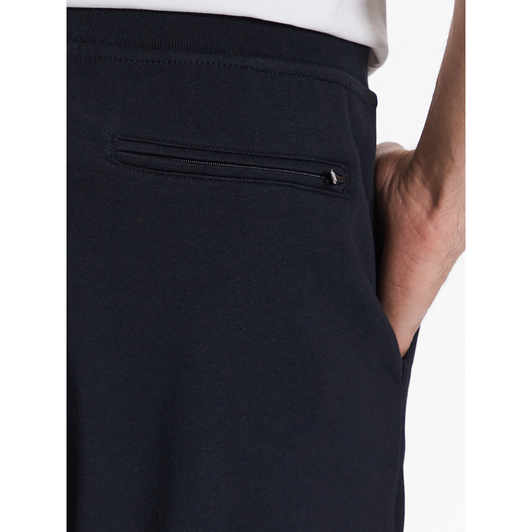 Bugatti Текстилни панталони 8200 35197 Тъмносин Slim Fit - Pepit.bg