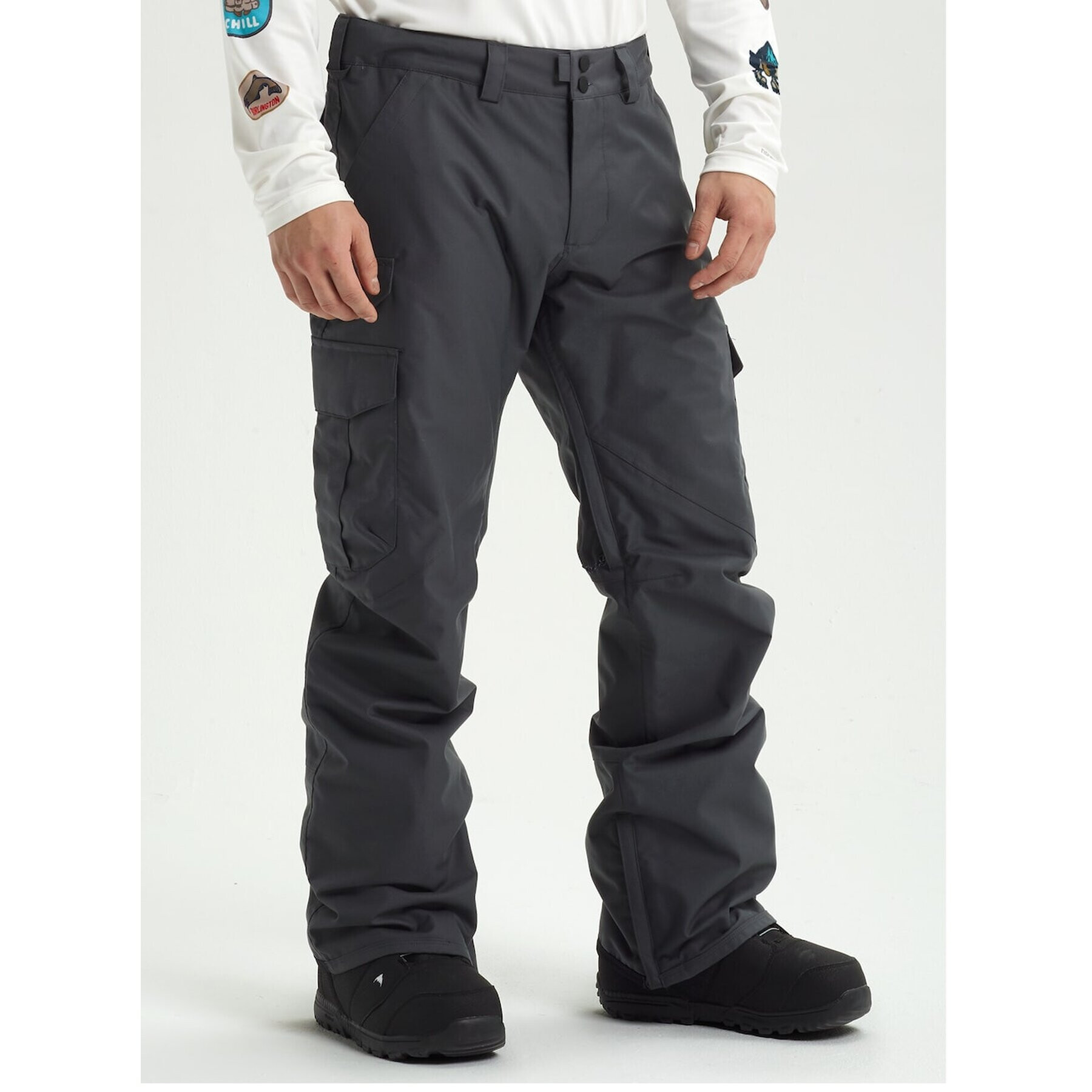 Burton Сноуборд панталони Cargo 13166105021 Сив Regular Fit - Pepit.bg