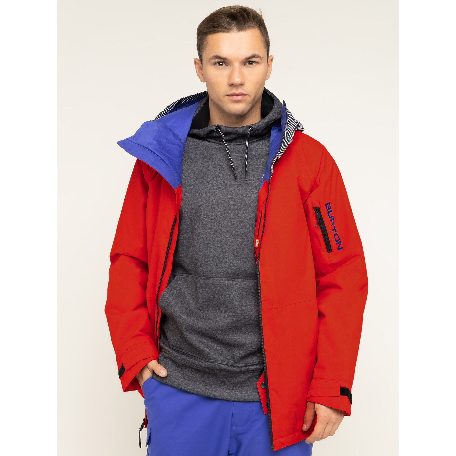Burton Сноуборд яке Hilltop 13066105600 Червен Regular Fit - Pepit.bg