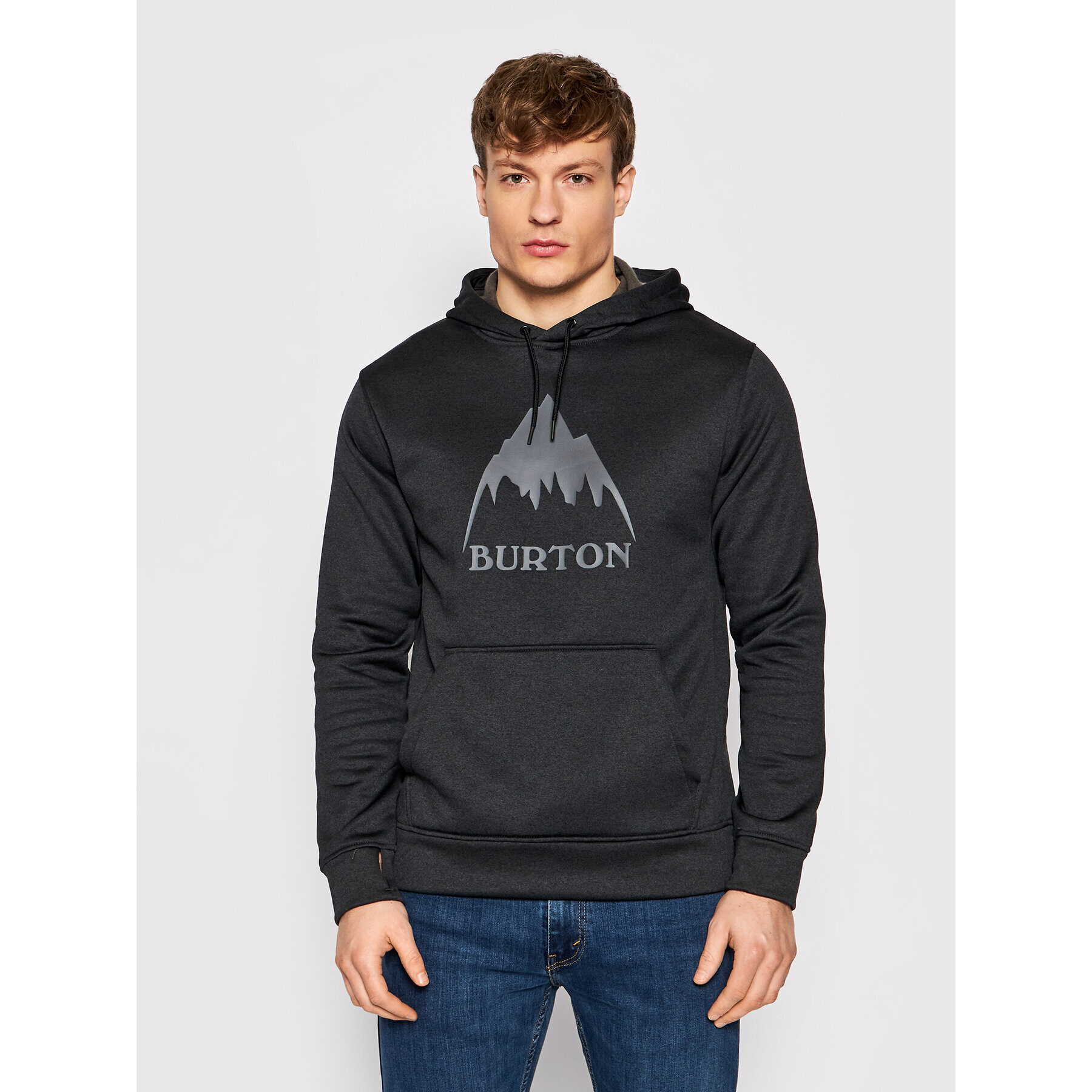 Burton Суитшърт Oak 16223112001 Черен Regular Fit - Pepit.bg